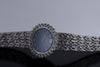 Patek Philippe Lady Calatrava | REF. 4136/001 | Blue Dial | Diamond Bezel | 18k White Gold | 26mm | Manual Wind | Circa 1980's