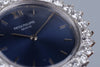 Patek Philippe Lady Calatrava | REF. 4136/001 | Blue Dial | Diamond Bezel | 18k White Gold | 26mm | Manual Wind | Circa 1980's