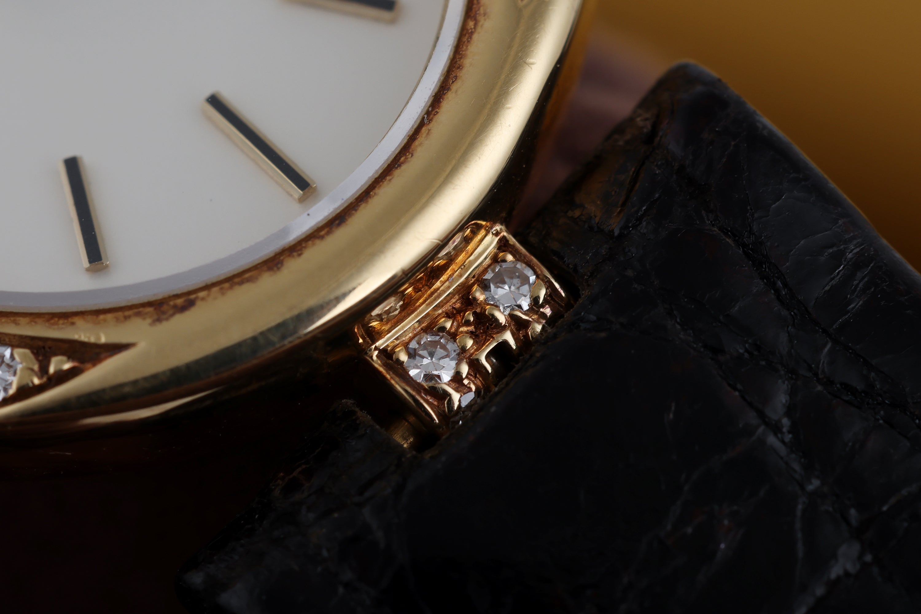 Patek Philippe Ladies Vintage Ellipse | REF. 4502 | Diamond Bezel & Shoulders | 18k Yellow Gold | Manual | 23mm