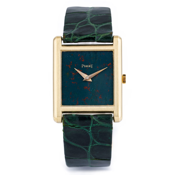 Piaget 'Tank' | REF. 90802 D | Bloodstone Dial | 1970's | 18k Yellow Gold | 23mm