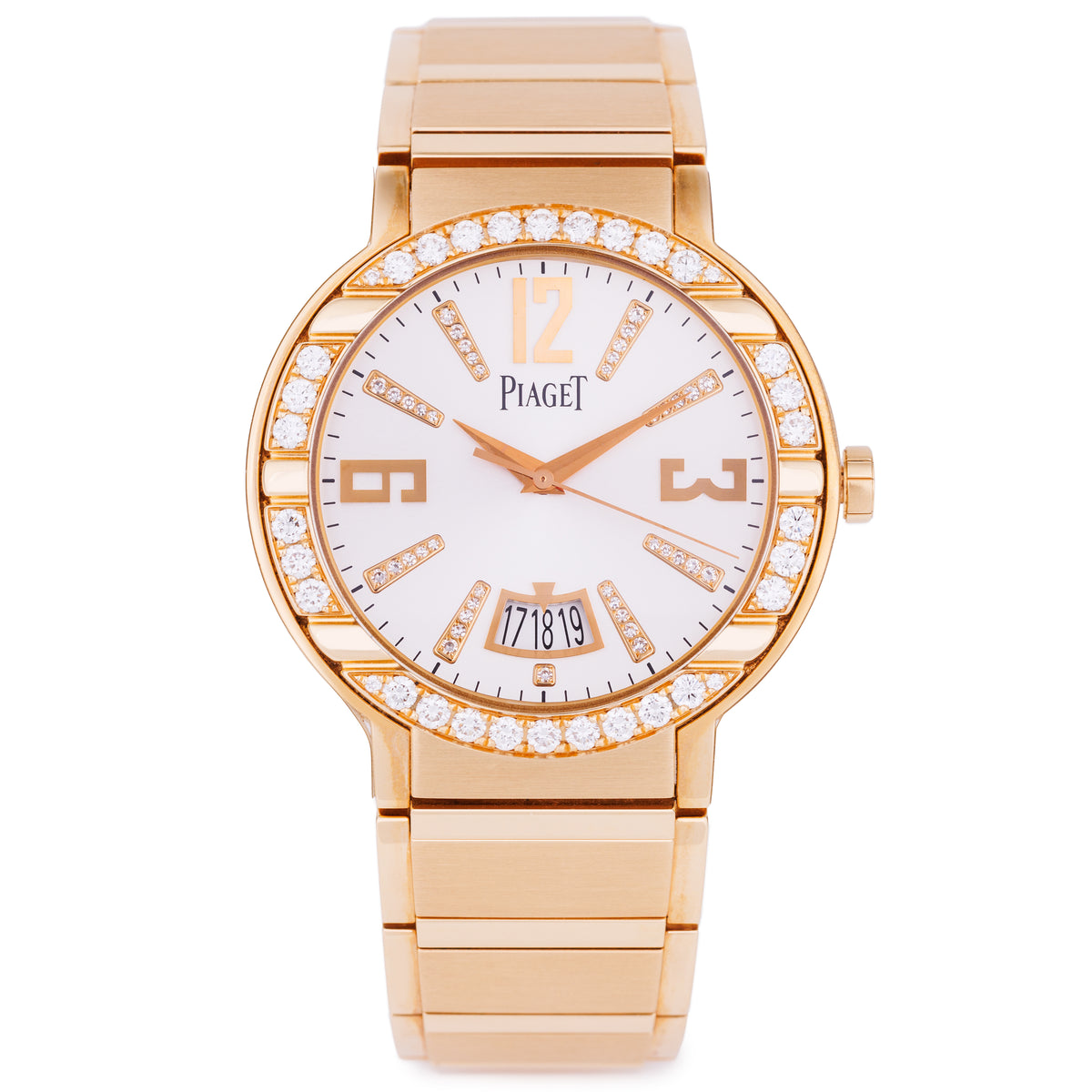 Piaget Polo | REF. P10183 | Diamond Bezel & Dial | Date | 18k Yellow Gold | Automatic | 38mm