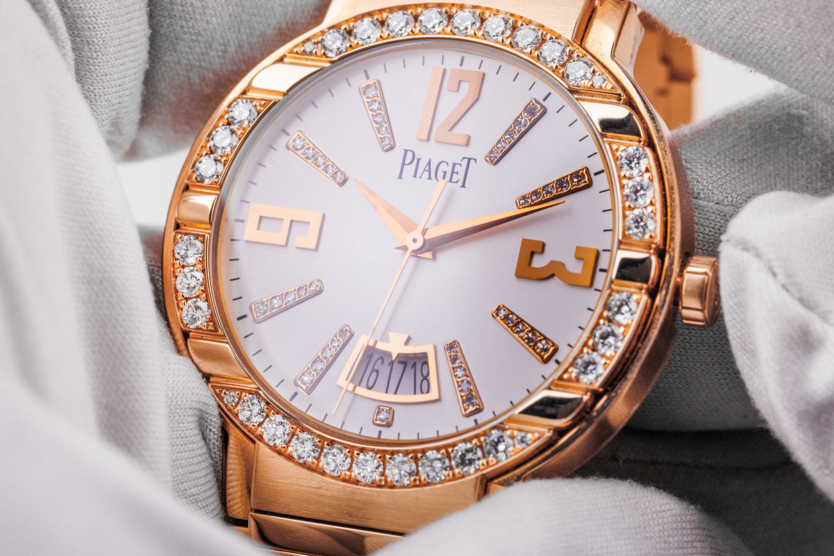Piaget Polo | REF. P10183 | Diamond Bezel & Dial | Date | 18k Yellow Gold | Automatic | 38mm
