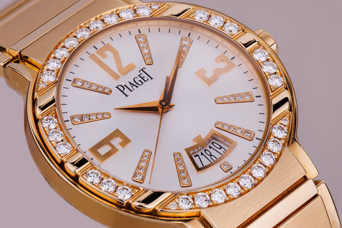 Piaget Polo | REF. P10183 | Diamond Bezel & Dial | Date | 18k Yellow Gold | Automatic | 38mm
