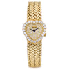 Piaget Vintage Ladies Watch | REF. 8446 D 2 | Heart-Shaped Case | Pavé Diamond Dial & Bezel | 20.5mm | 18k Yellow Gold