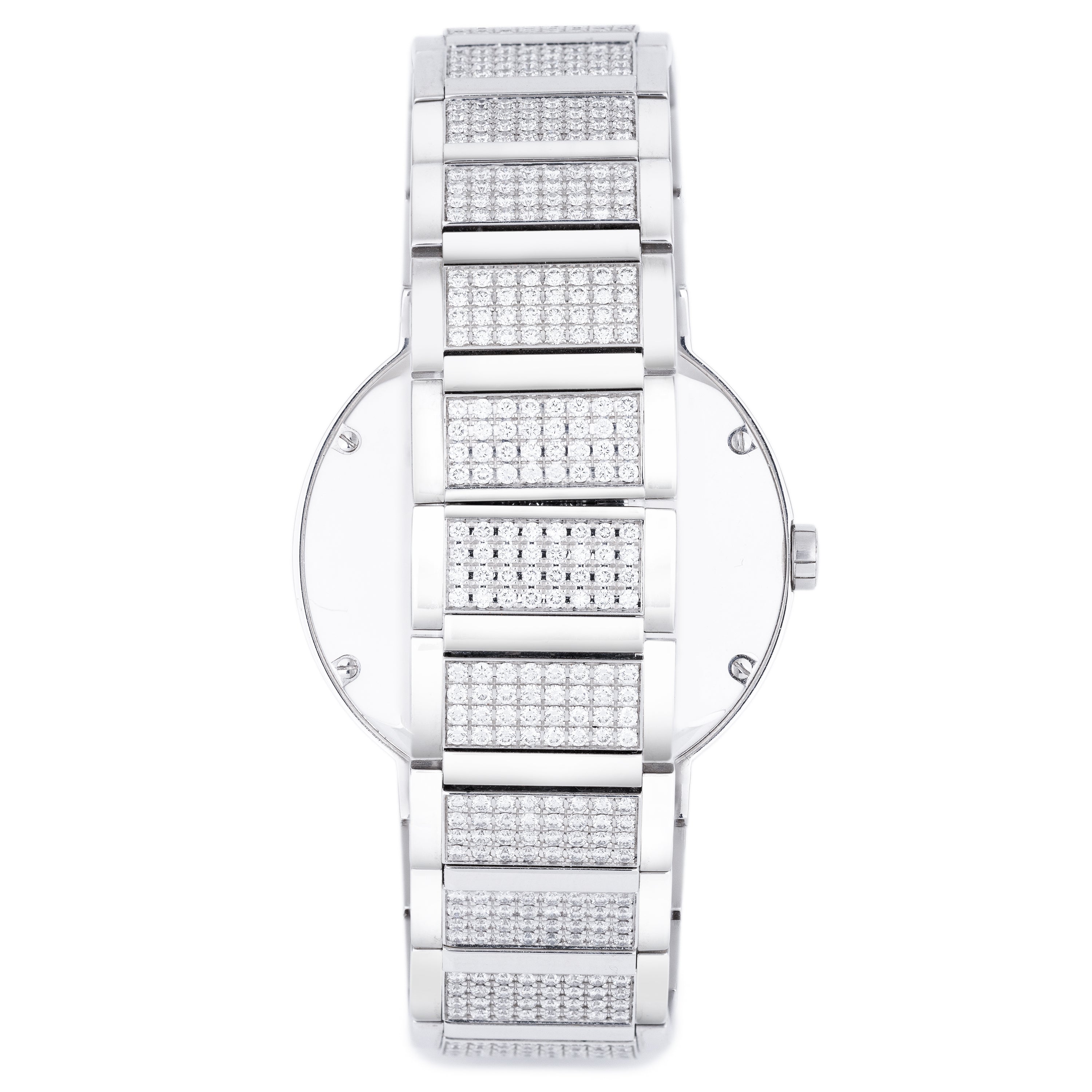 Piaget Polo Large GOA26026 18k White Gold Pave Dial & Bracelet