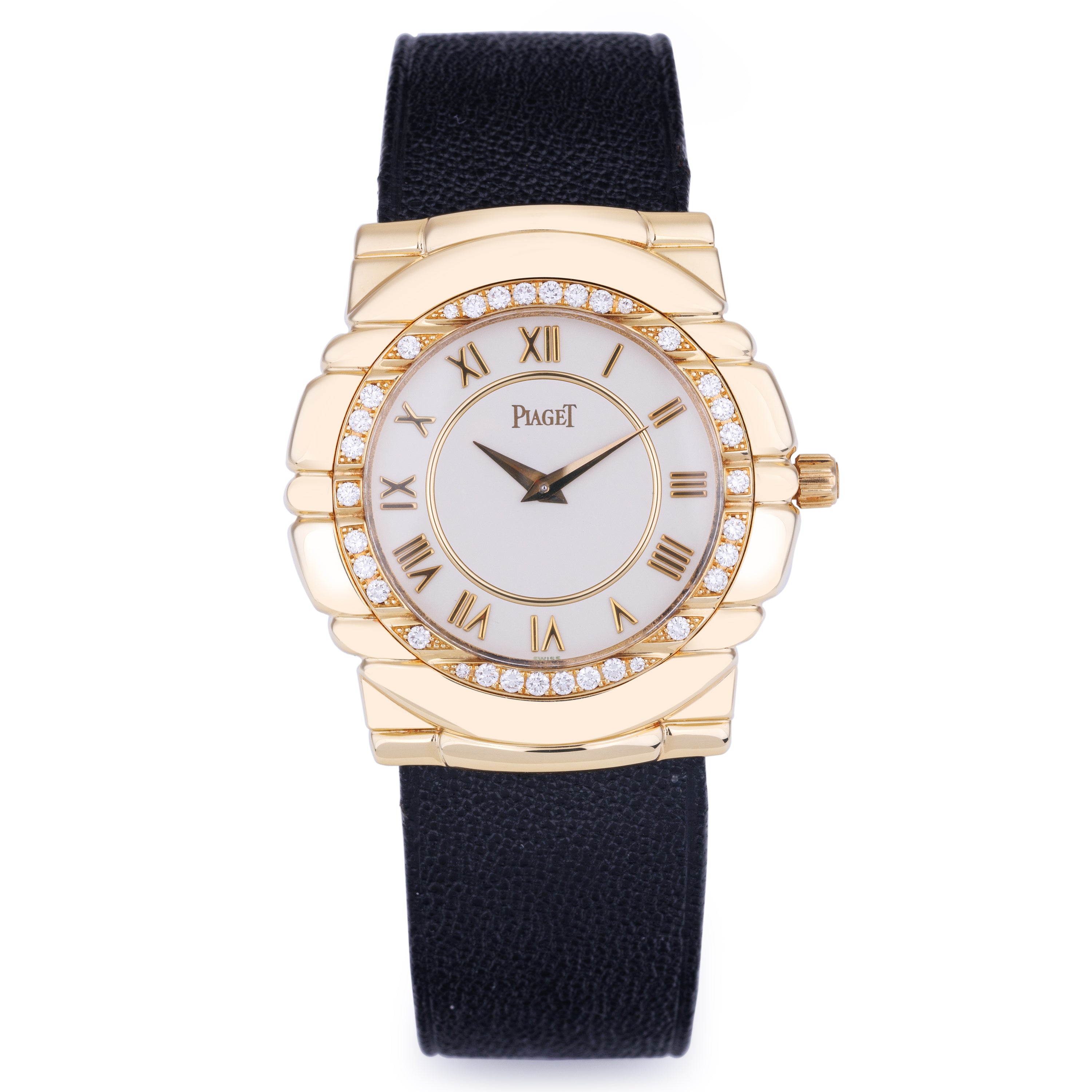 Piaget Tanagra | REF. 95043 | Diamond Bezel | Manual Wind | 18k Yellow Gold | 33mm | 1990s/2000s