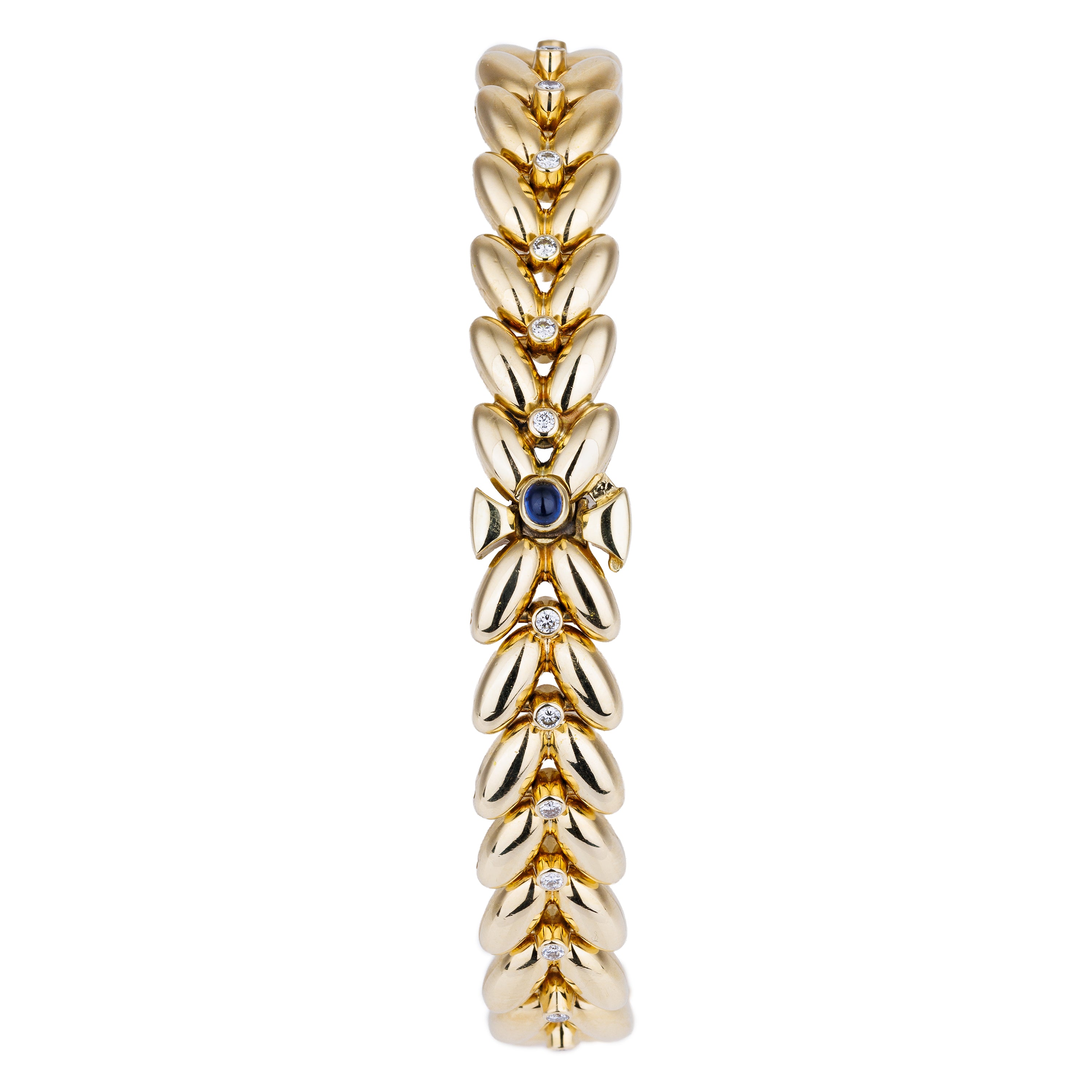 Piaget 1980s Ladies Watch | REF. 5213 E 114 | Pavé Diamond Dial, Shoulders & Accents | 18k Yellow Gold | 23mm