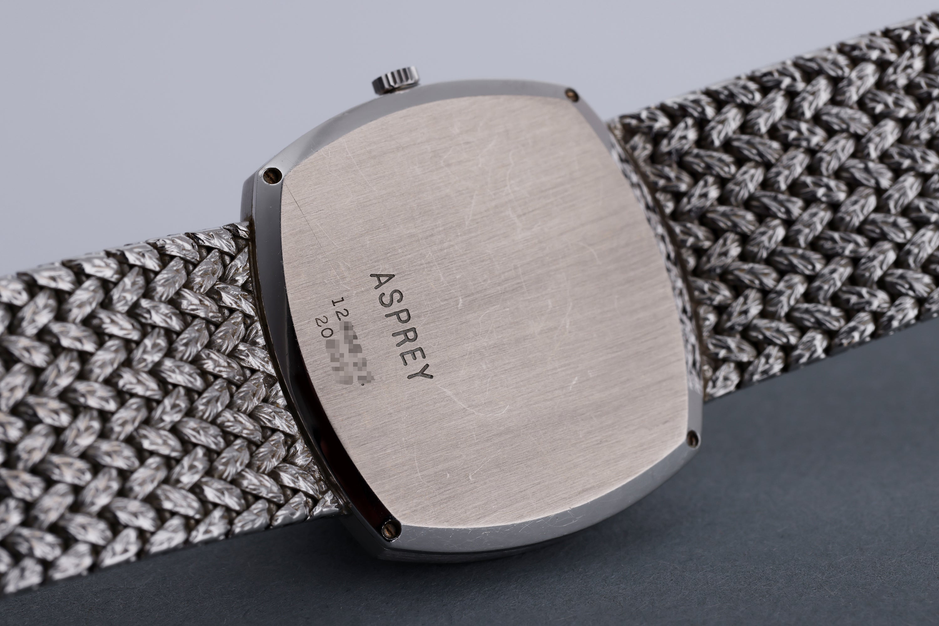Unworn Vintage Piaget x Asprey | Khanjar Textured Dial | REF. 12435 D 2 | 18k White Gold | Circa 1980's