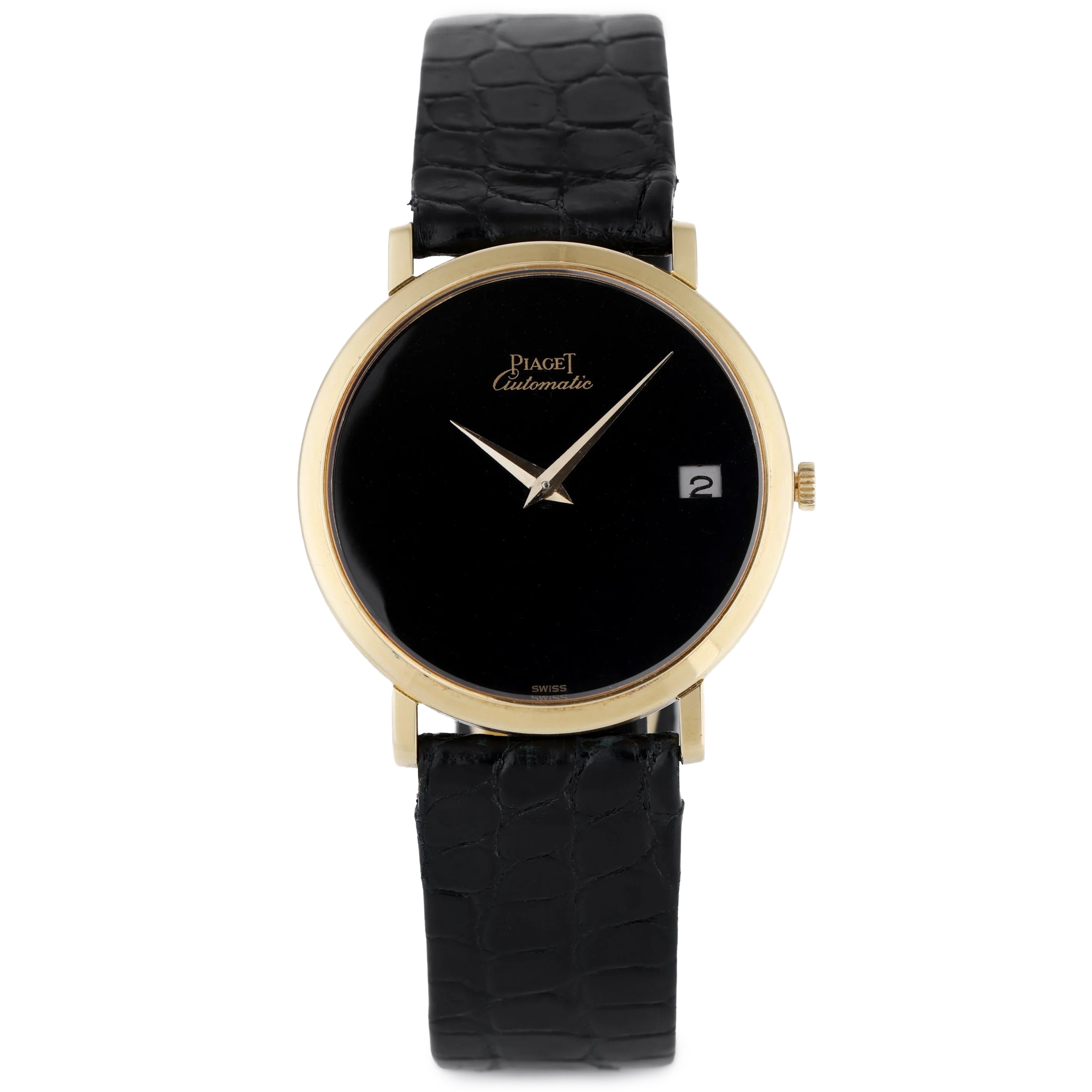 Piaget Altiplano Vintage | REF. 13603 | Black Lacquered Dial | Automatic | 32mm | 18k Yellow Gold | 1980's