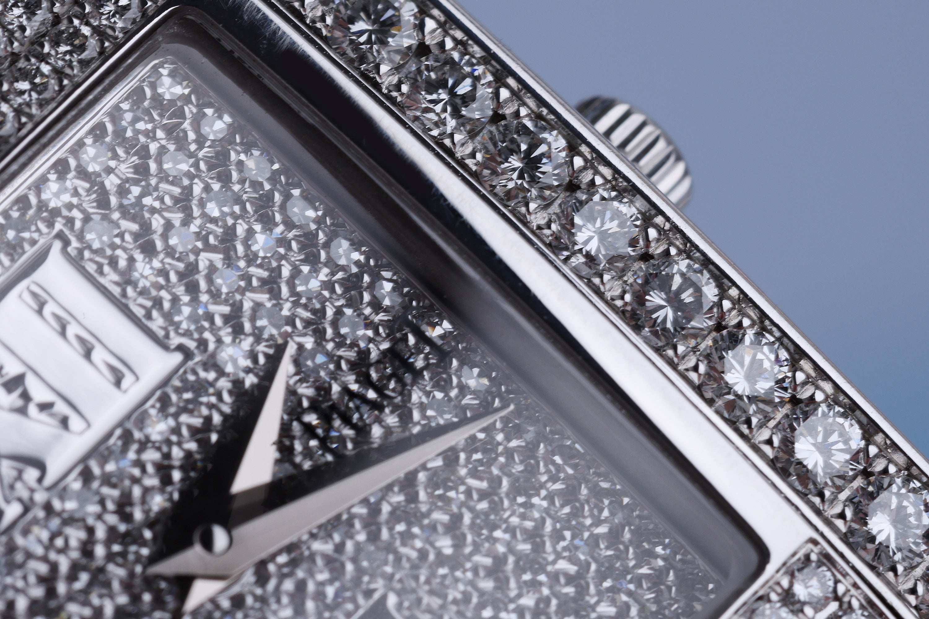 Piaget Protocole Ladies Wristwatch | Pavé Diamond Dial, Bezel & Clasp | 18k White Gold | 25mm | Circa 2000's