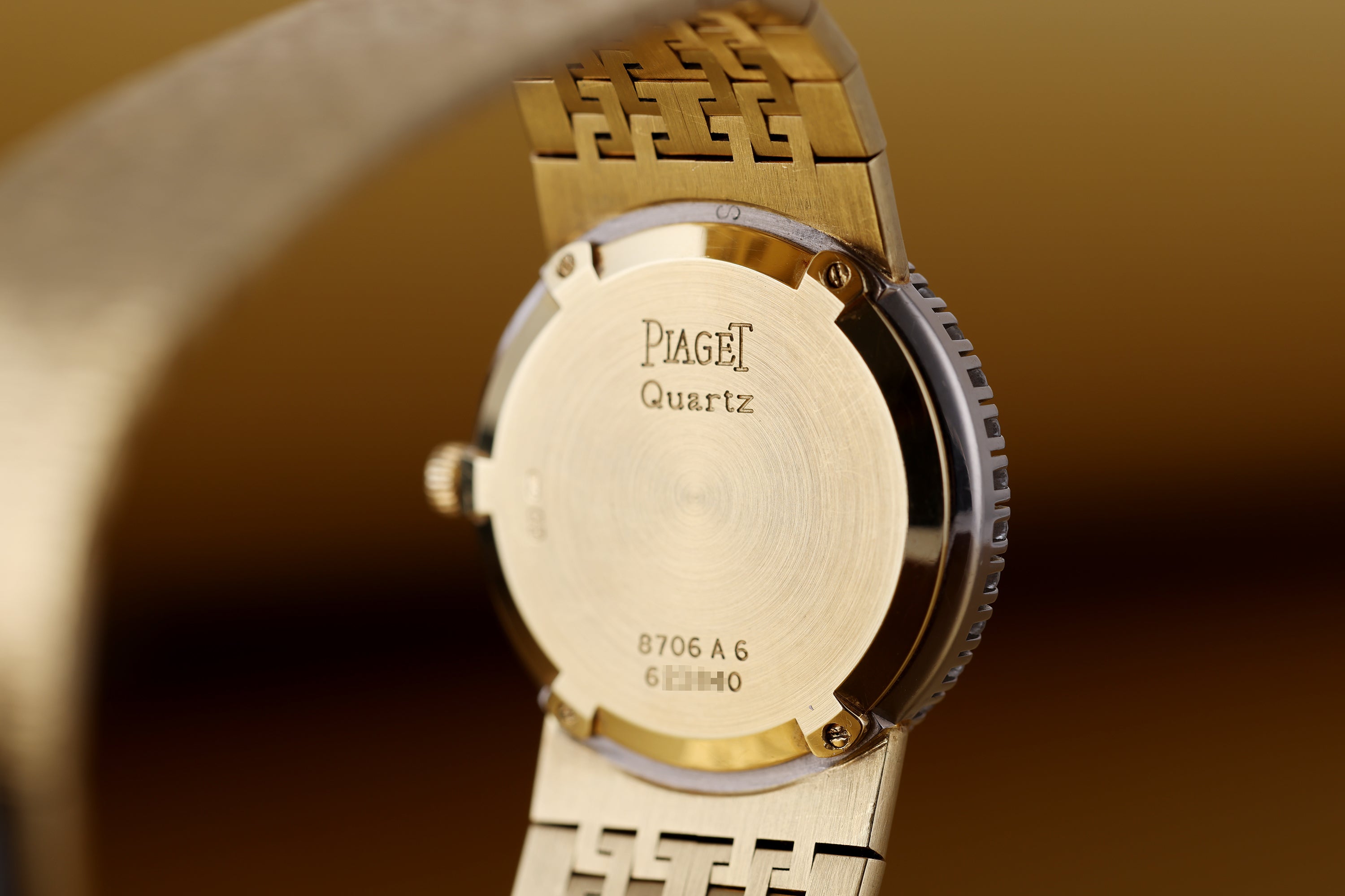 Piaget Wristwatch | REF. 8706 A6 | Diamond Bezel & Dial | 18k Yellow Gold