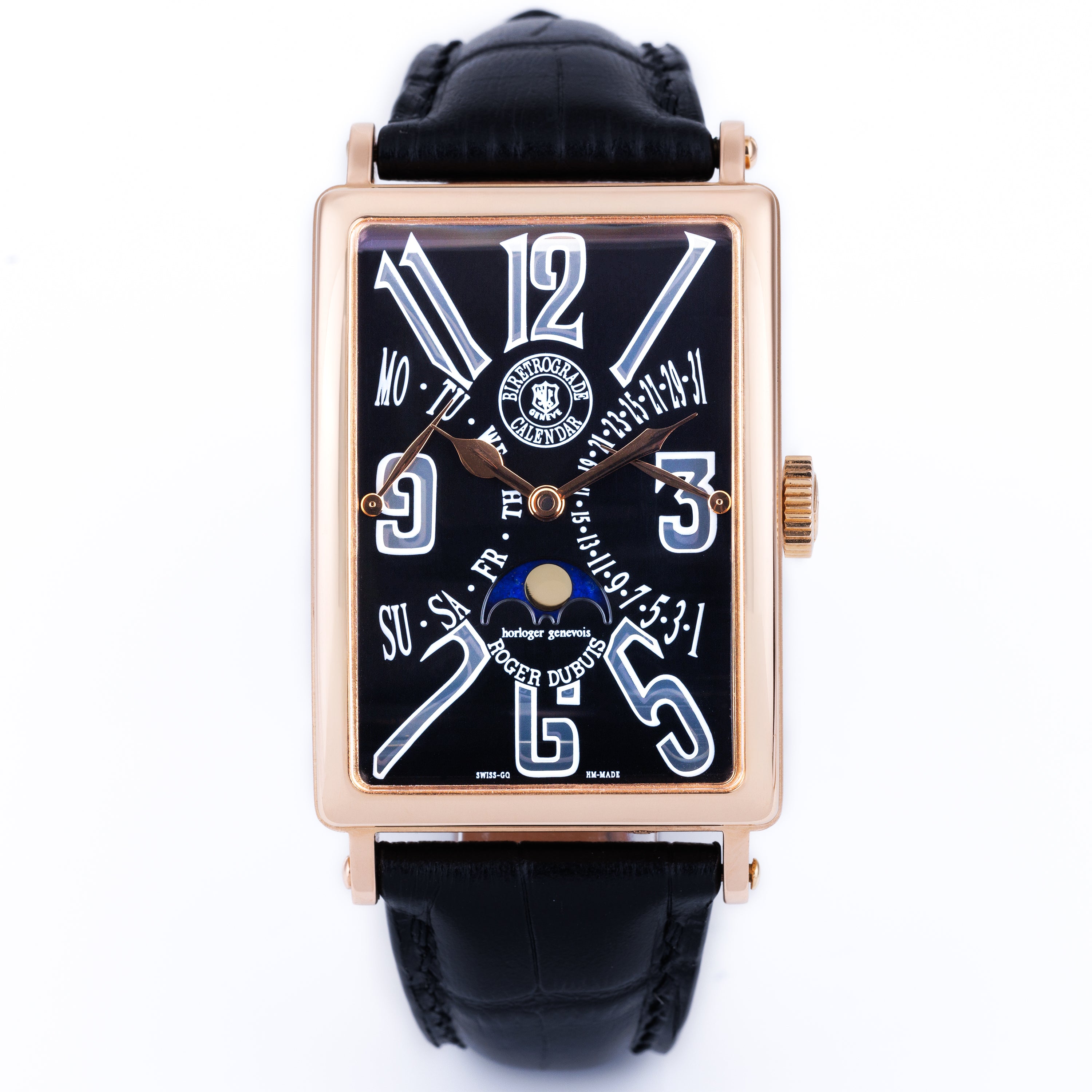 Roger Dubuis Much More Bi-Retrograde Calendar | 18k Rose Gold | 34 x 47mm | Box & Papers | 2015
