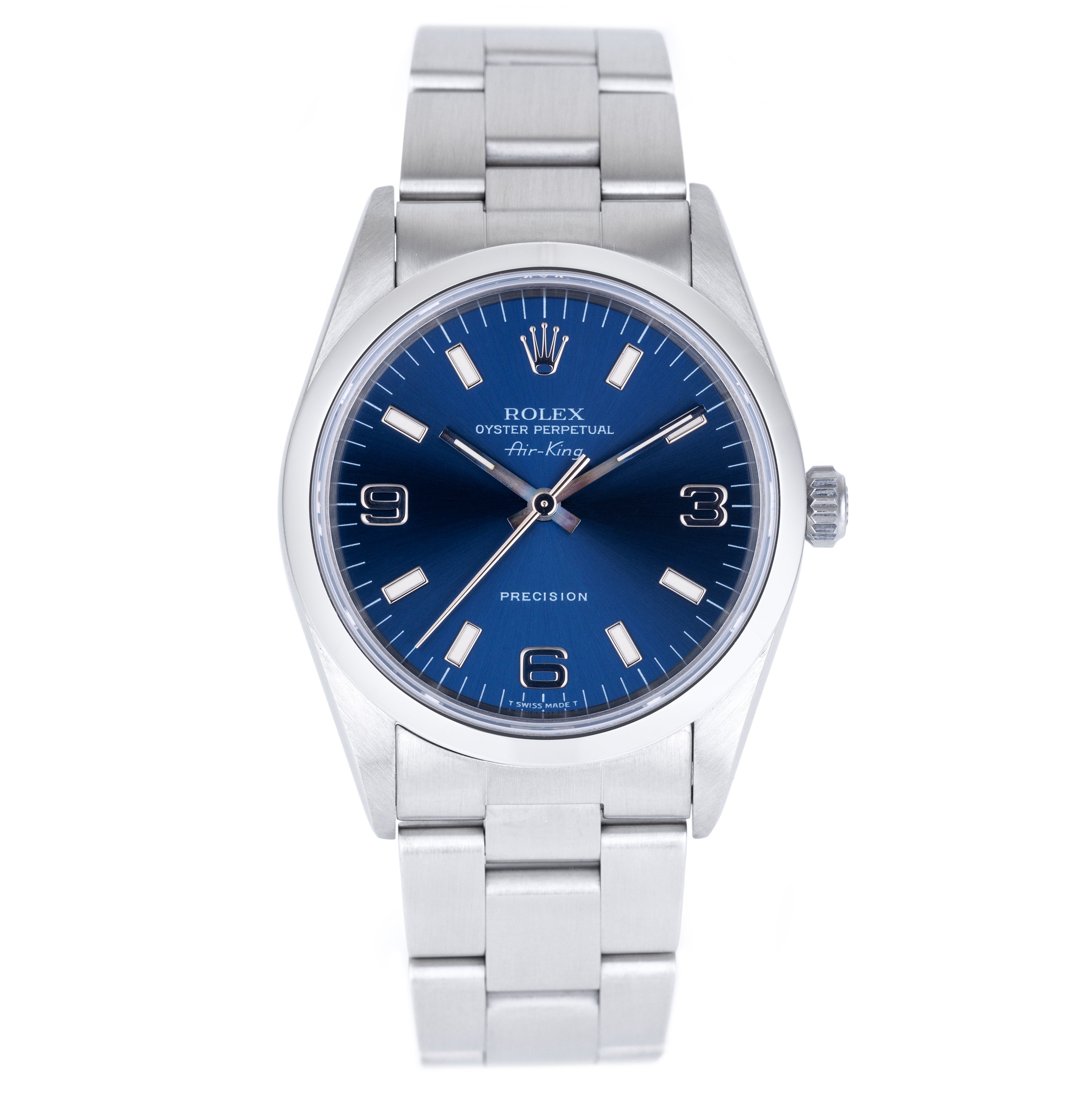 Rolex Air-King | REF. 14000 | Blue Dial | 34mm | Stainless Steel | Box & Papers | 1997