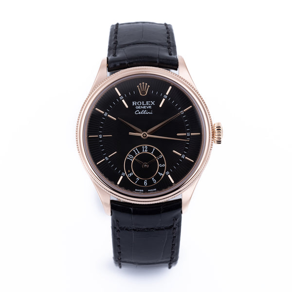 Rolex Cellini Dual Time | REF. 50525 | 18k Rose Gold | Box & Papers | 2016