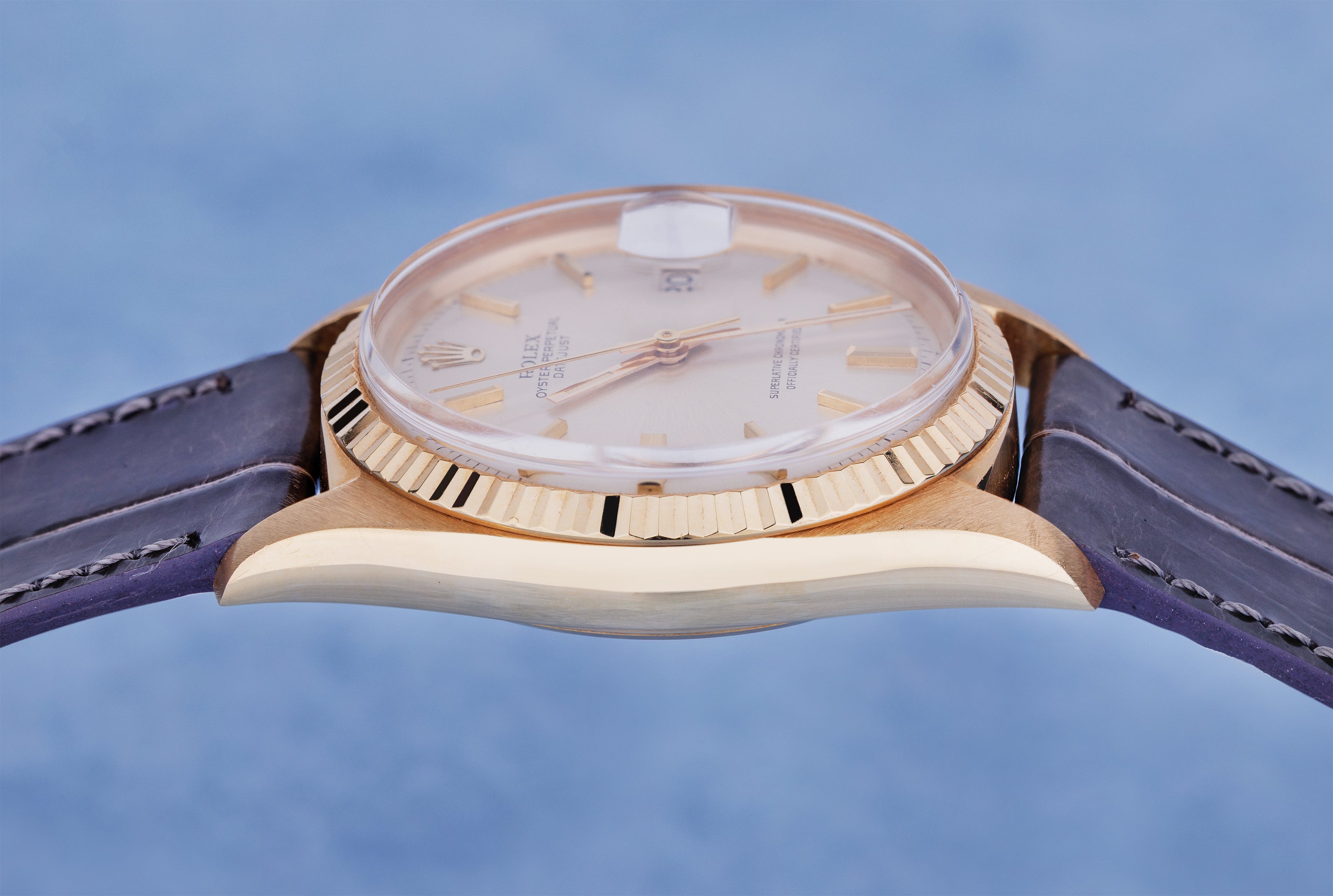 Rolex DateJust | REF. 1601/8 | Silver Dial | 36mm | 18k Yellow Gold | 1968 | Service Papers, 2023
