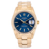 Rolex Date | REF. 15238 | 18k Yellow Gold | Blue Dial