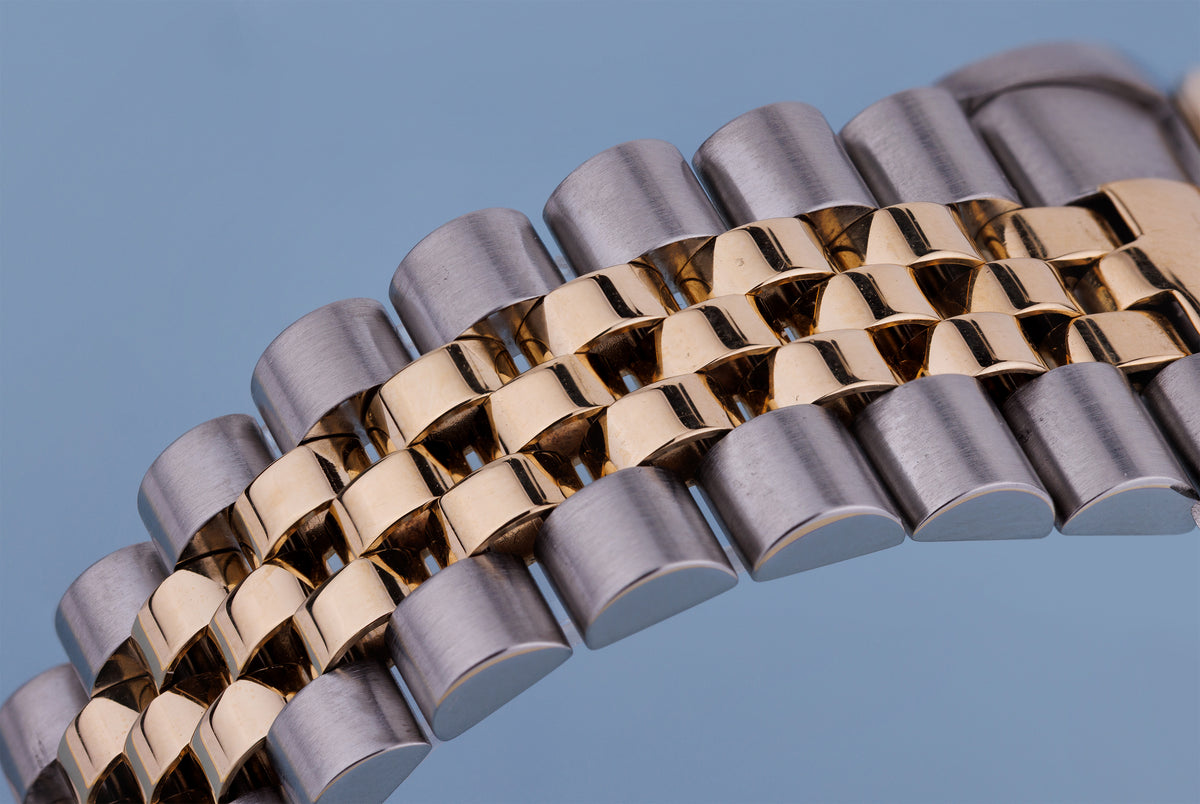 Rolex DateJust | REF. 16233 | Gold Dial | 36mm | Stainless Steel & 18k Yellow Gold | 2001