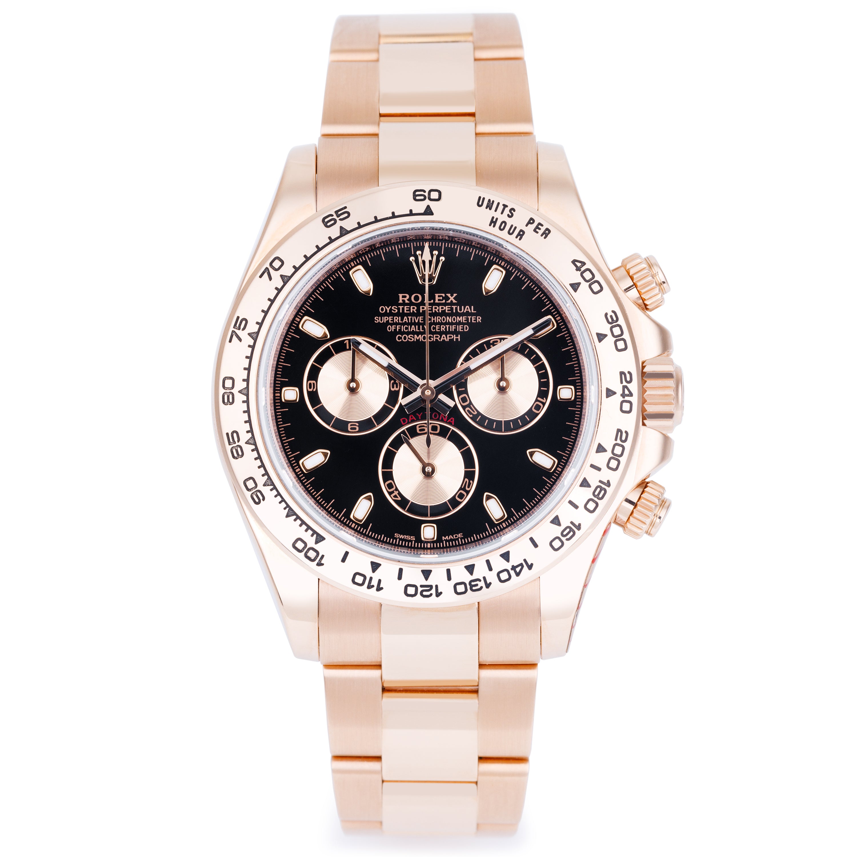Rolex Daytona | REF. 116505 | 18k Rose Gold | Black Dial | Box & Papers | 2017