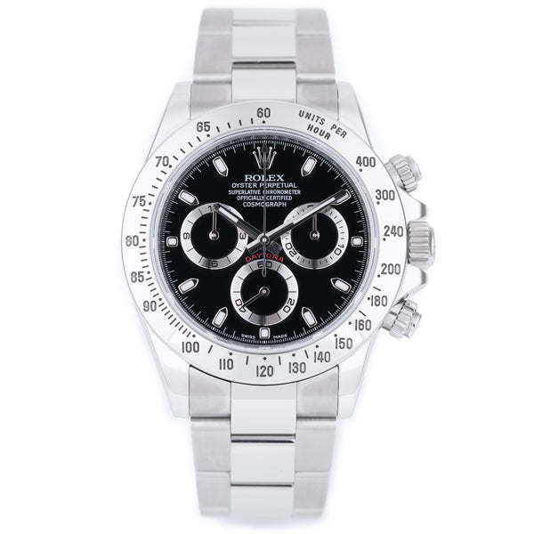 Rolex Daytona | REF. 116520 | Black Dial | 2012 | Box & Papers | Stainless Steel