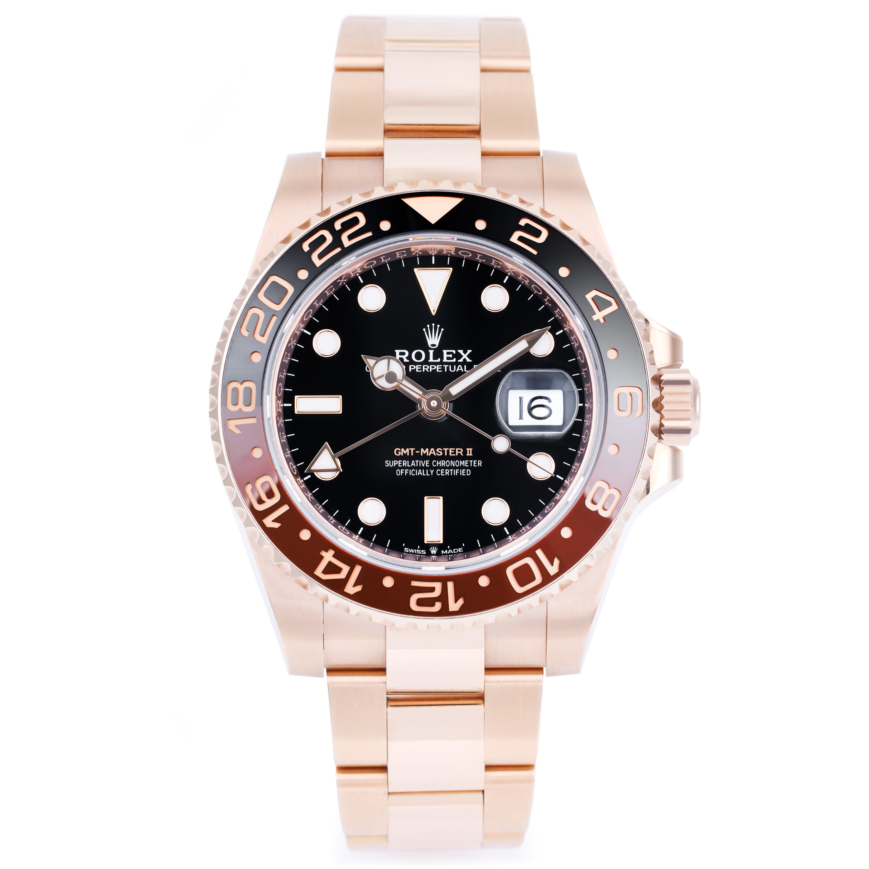 Rolex GMT-Master II Rootbeer | REF. 126715CHNR | 18k Rose Gold | 40mm | Box & Papers | 2019