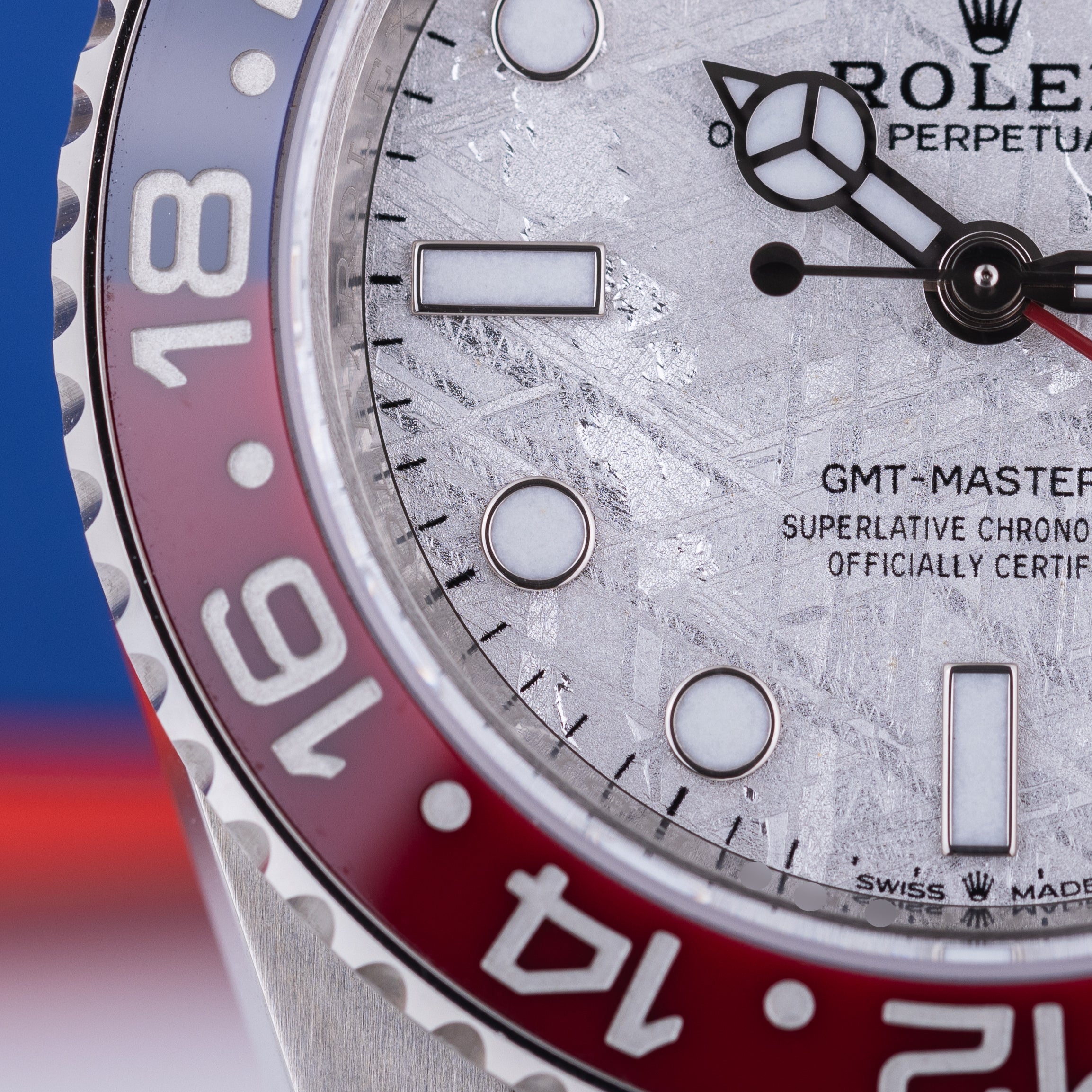 Rolex GMT-Master II "Pepsi" | Meteorite Dial | REF. 126719BLRO | 18k White Gold | Box & Papers | 2020