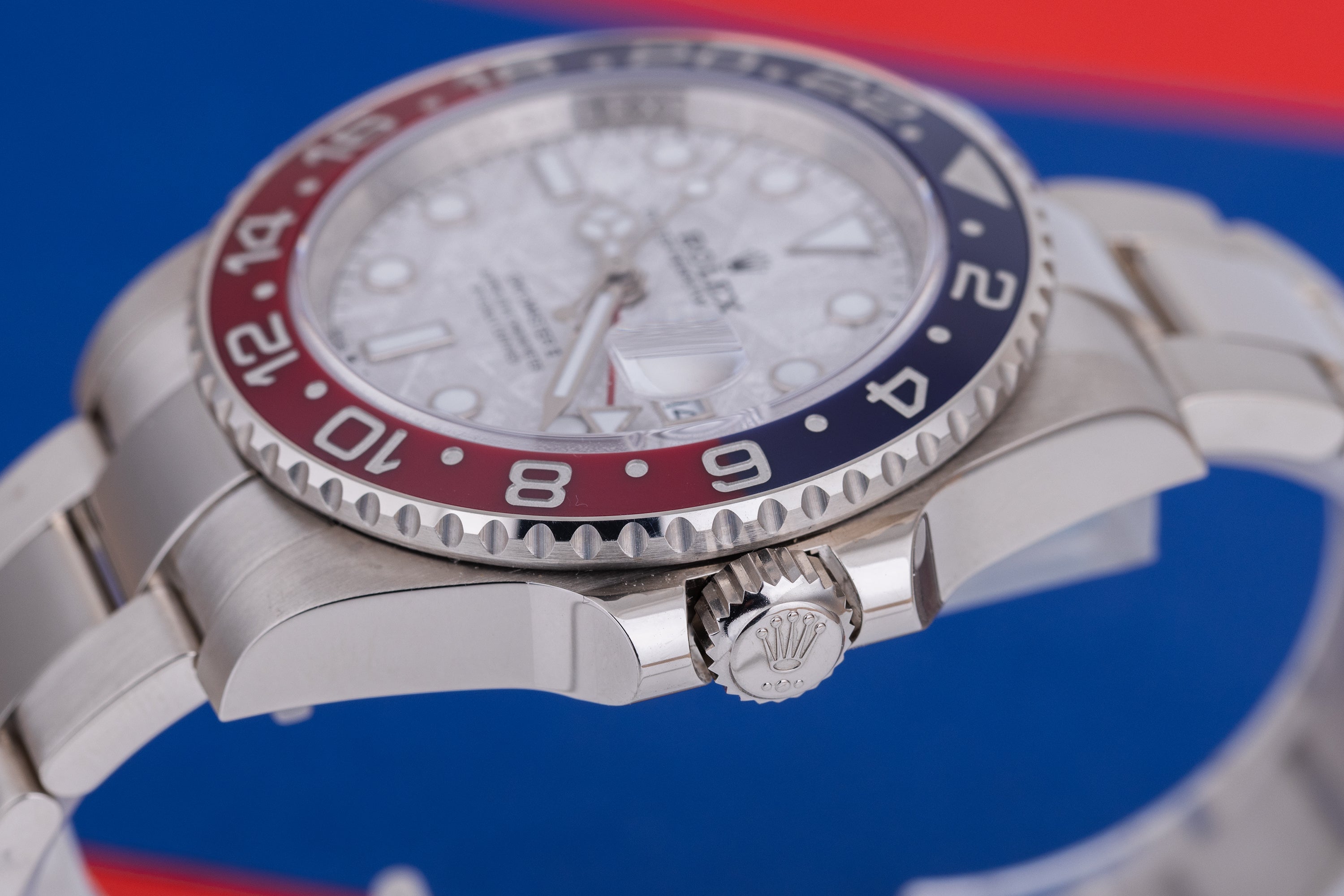 Rolex GMT-Master II "Pepsi" | Meteorite Dial | REF. 126719BLRO | 18k White Gold | Box & Papers | 2020