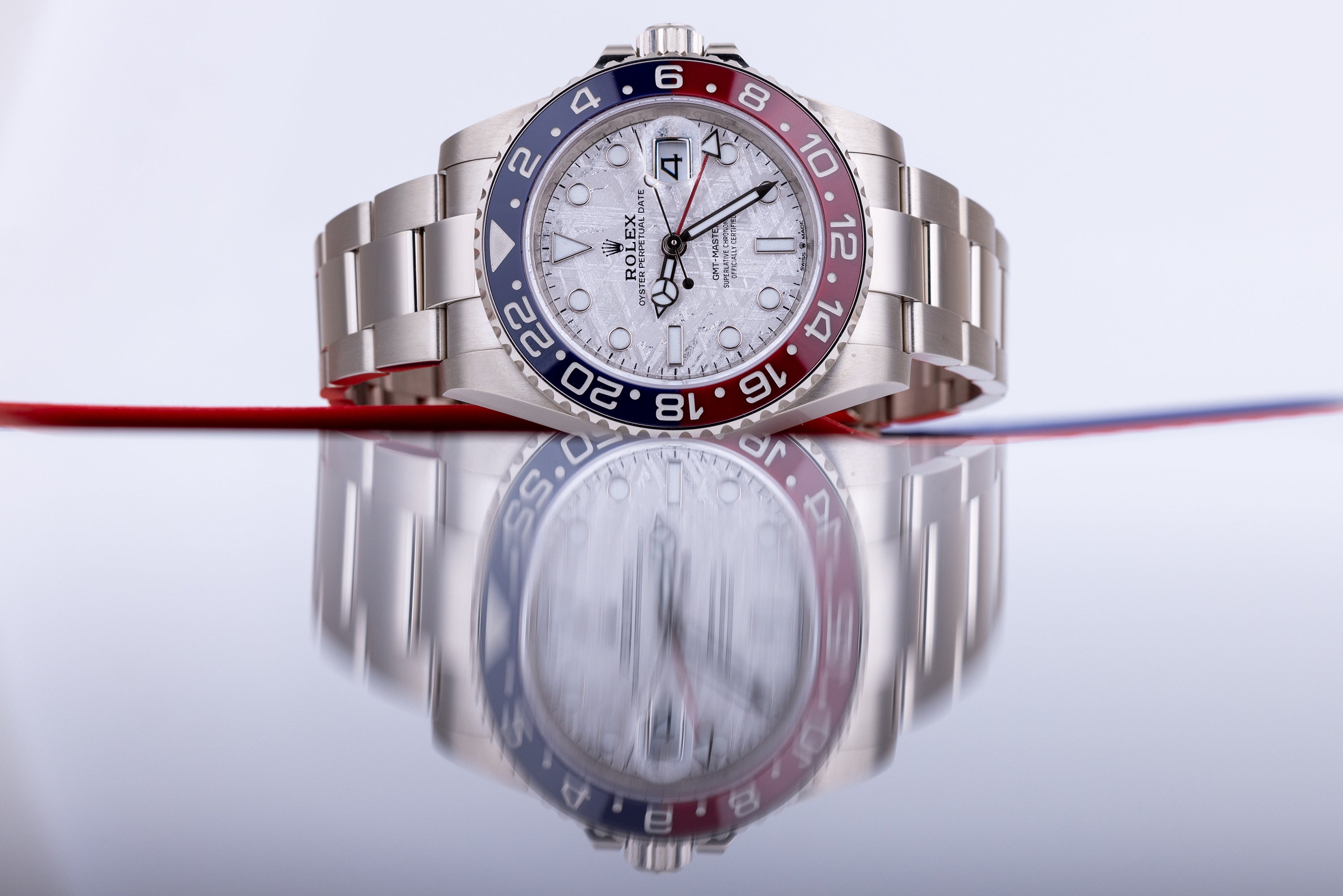 Rolex GMT-Master II "Pepsi" | Meteorite Dial | REF. 126719BLRO | 18k White Gold | Box & Papers | 2020