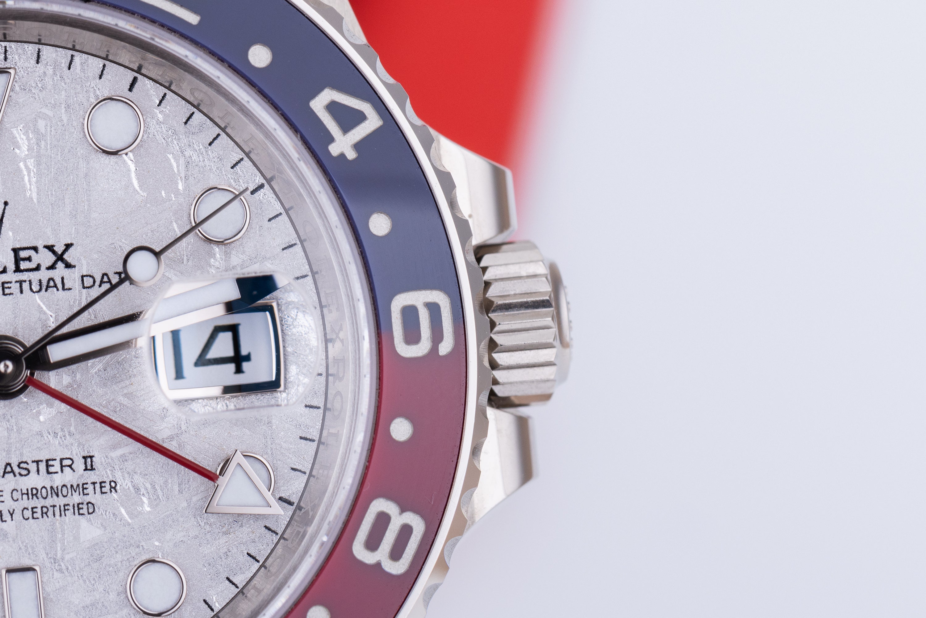 Rolex GMT-Master II "Pepsi" | Meteorite Dial | REF. 126719BLRO | 18k White Gold | Box & Papers | 2020