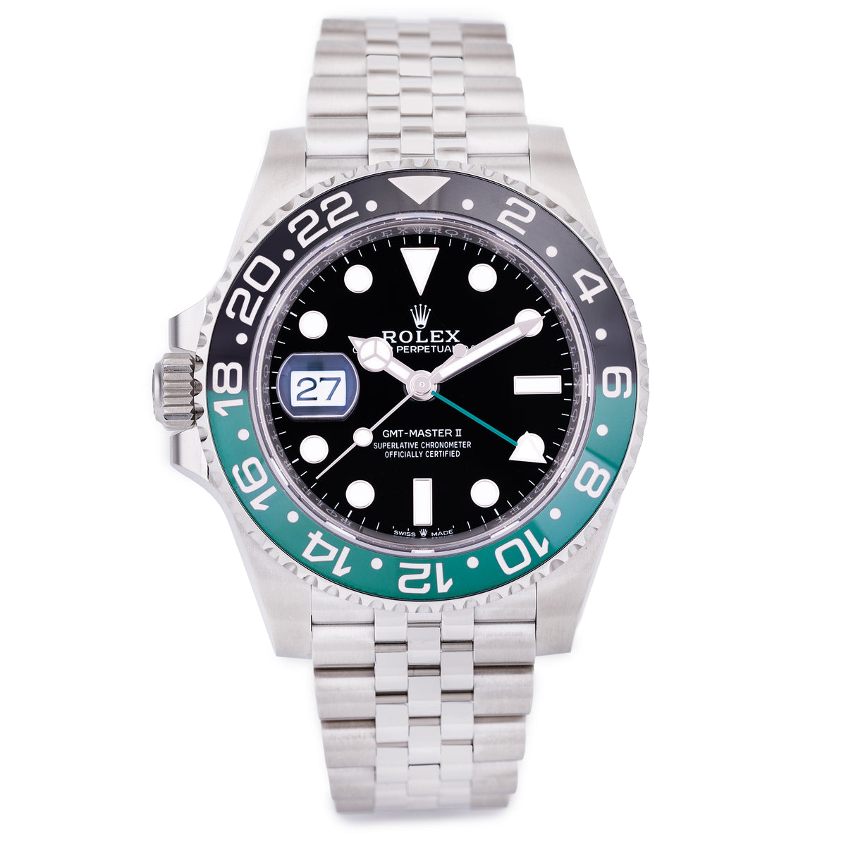Unworn Left-Handed Rolex GMT-Master II 'Sprite' | REF. 126720VTNR | Stainless Steel | Box & Papers | 2025