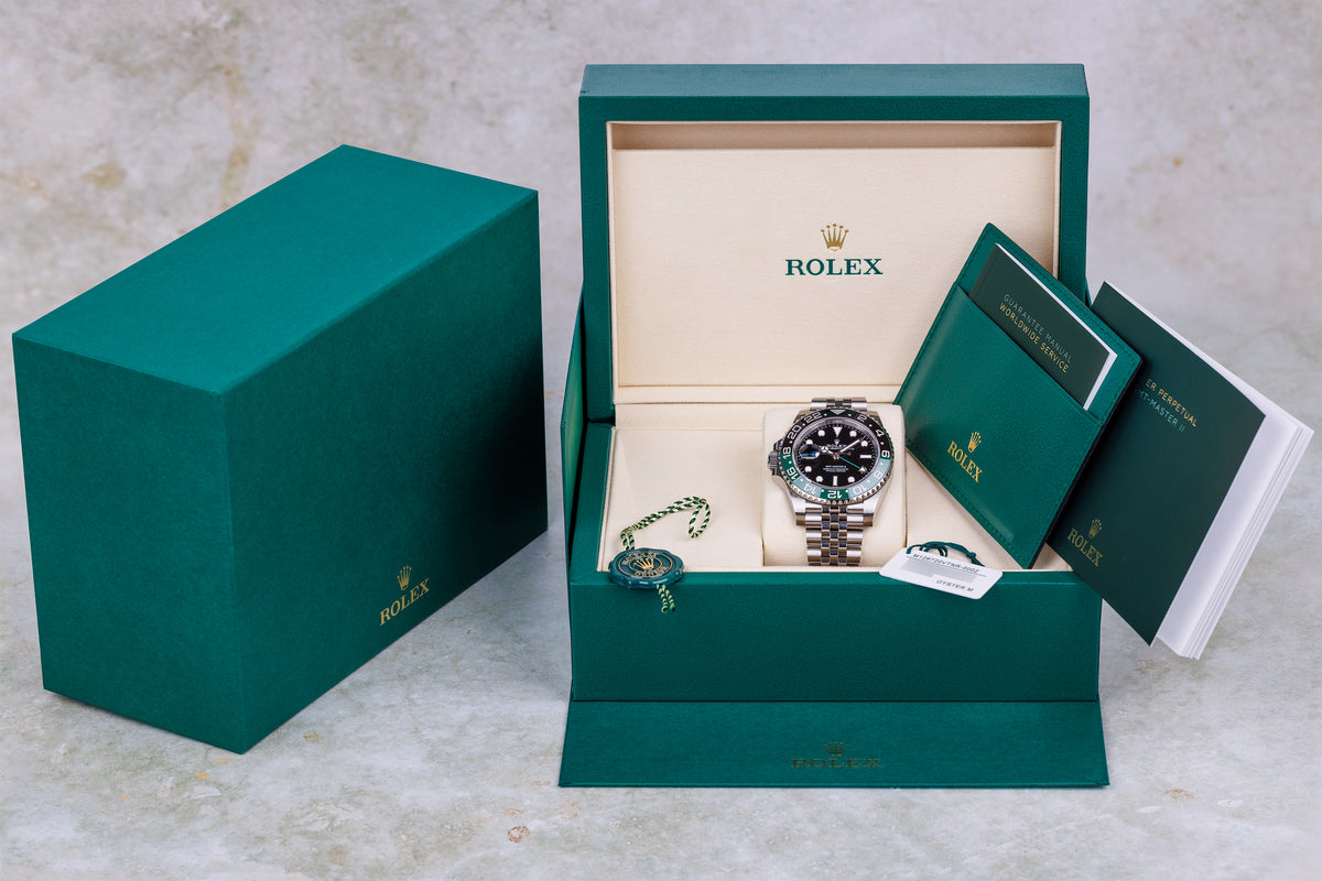 Unworn Left-Handed Rolex GMT-Master II 'Sprite' | REF. 126720VTNR | Stainless Steel | Box & Papers | 2025