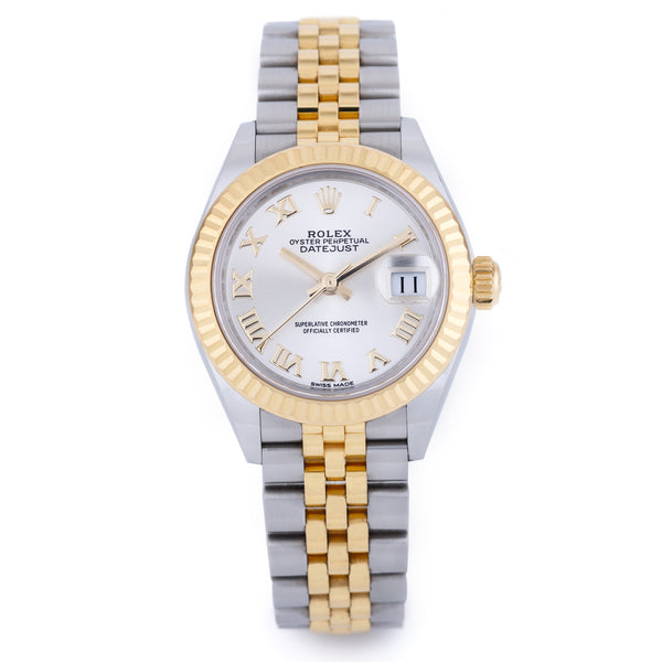 Rolex Lady DateJust 28mm | REF. 279173 | Silver Dial | Box & Papers | 2016 | Stainless Steel & 18k Yellow Gold