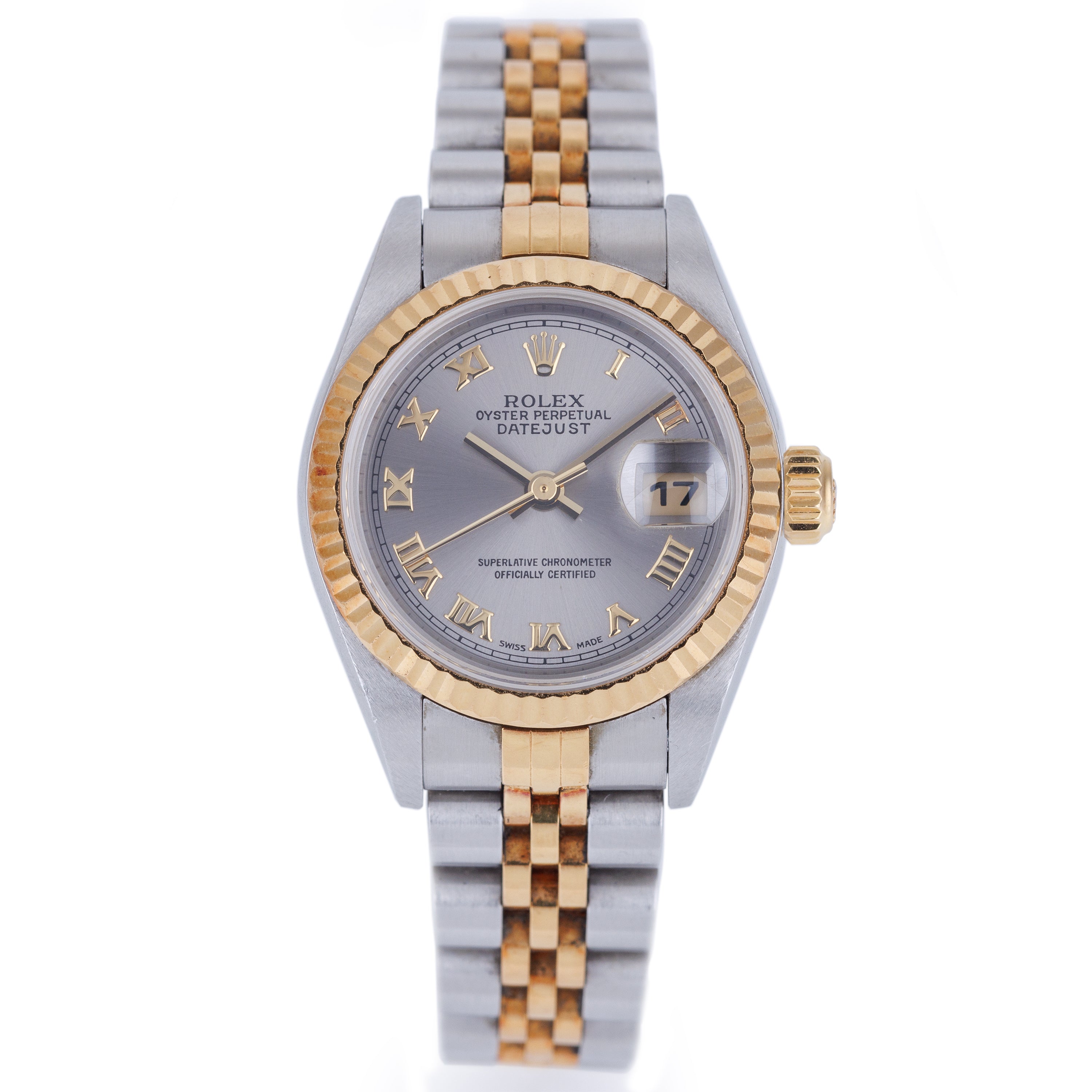 Rolex Lady DateJust 26mm | REF. 79173 | Silver Dial | Stainless Steel & 18k Yellow Gold | 2002