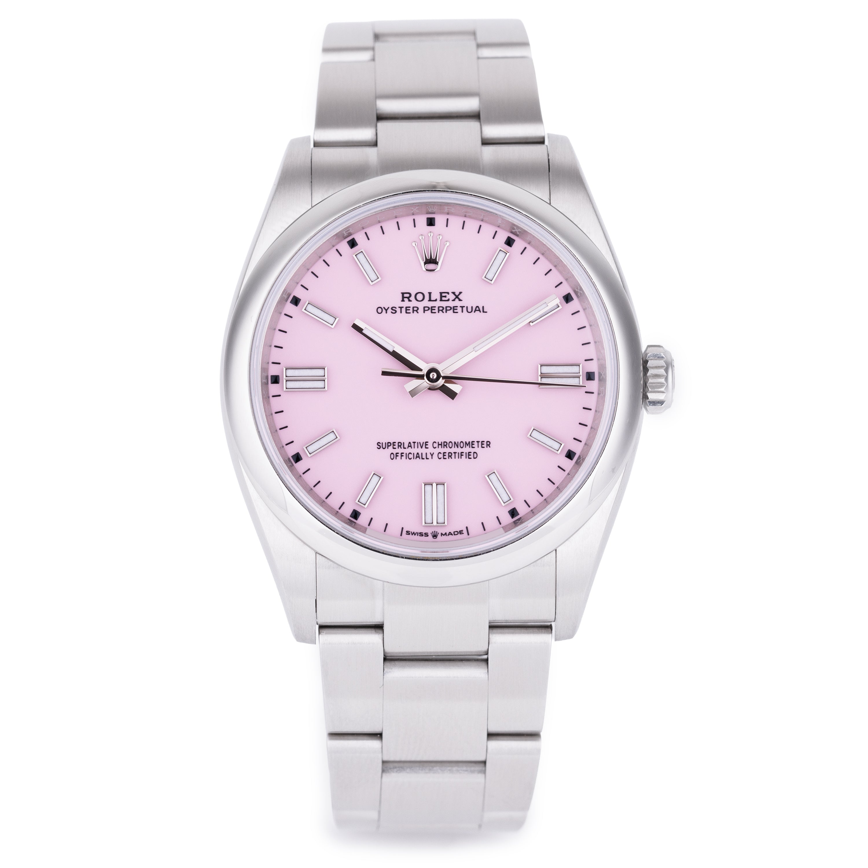 Rolex Oyster Perpetual Candy Pink | REF. 126000 | Stainless Steel | 36mm | Box & Papers | 2024
