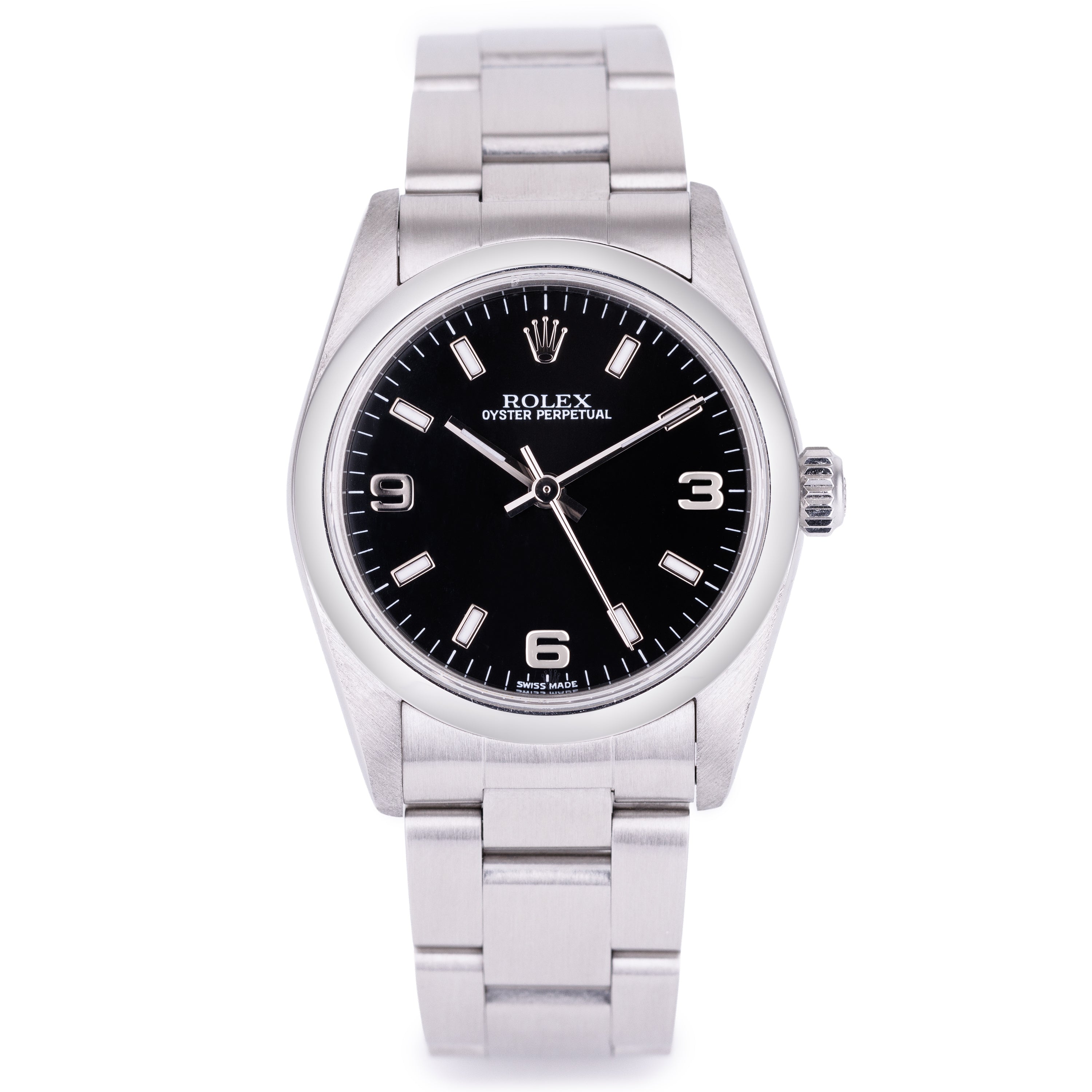 Rolex Oyster Perpetual 31 | REF. 77080 | Stainless Steel | Black Dial | 2000's