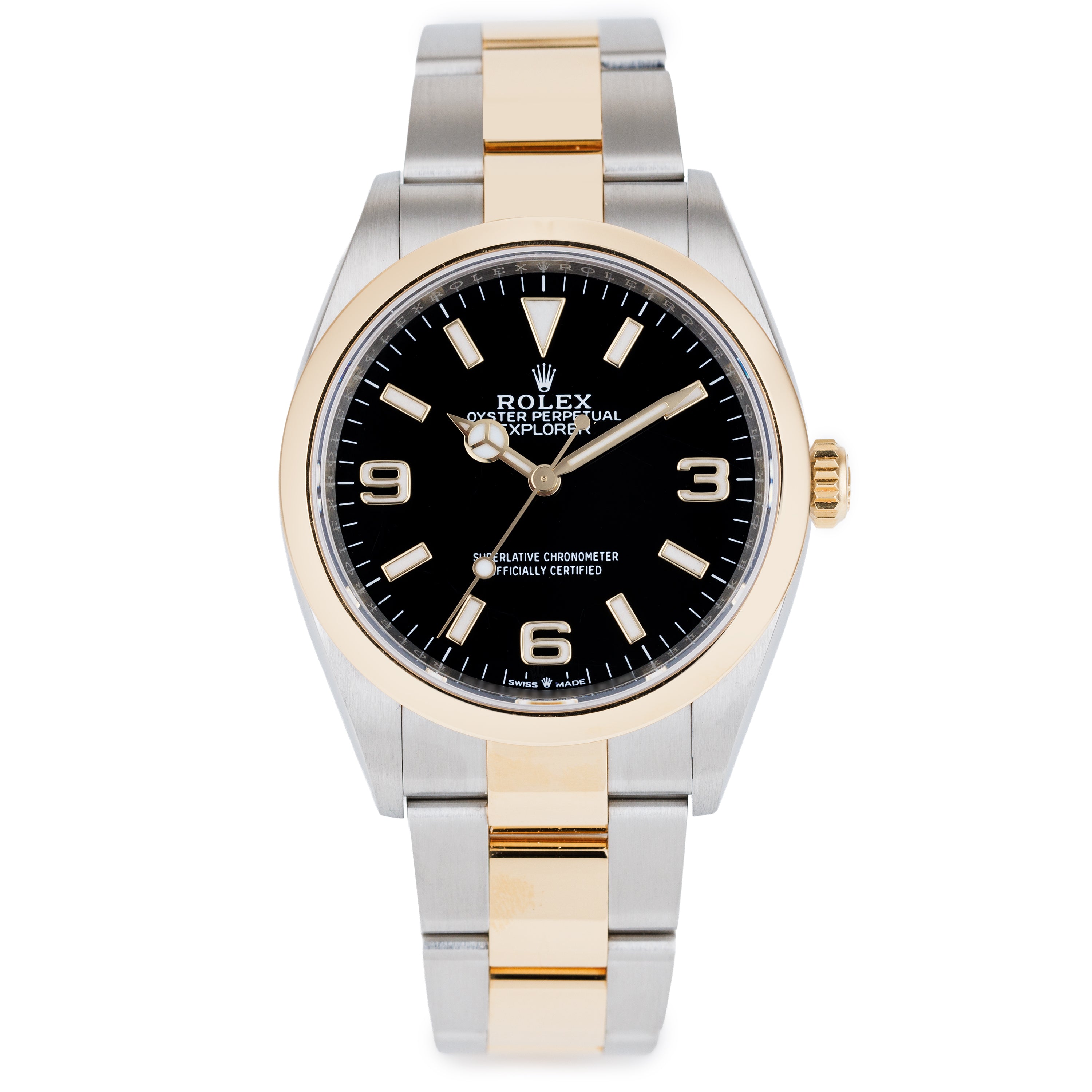 Rolex Explorer | REF. 124273 | Stainless Steel & 18k Yellow Gold | 36mm | Box & Papers | 2024
