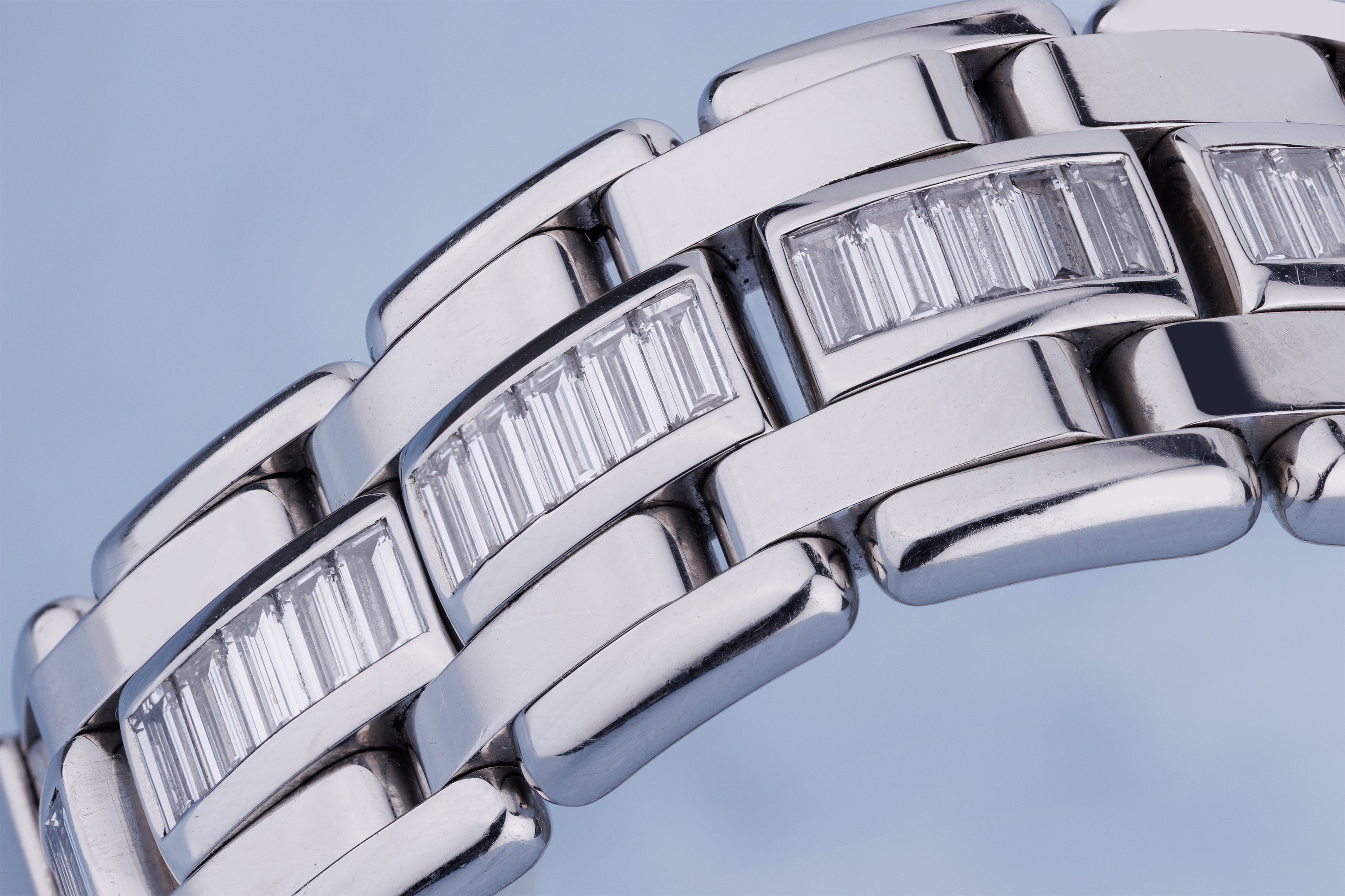 Rolex Day-Date Masterpiece 39mm | REF. 18956BR | Platinum | Meteorite Dial | Baguette-Cut Diamond Bezel & Bracelet | Box & Papers | 2007