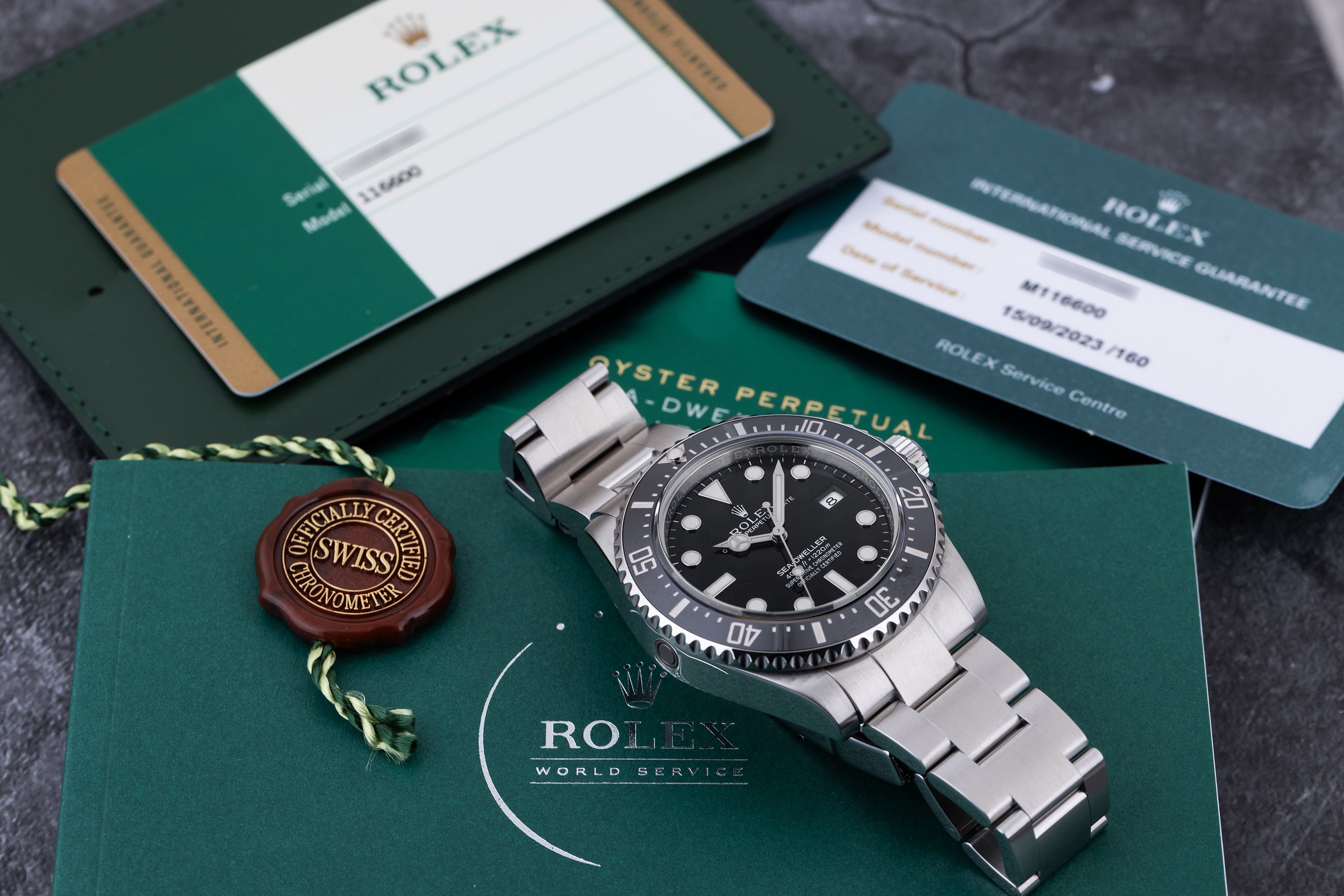 Rolex Sea Dweller 4000 REF. 116600 2023 Rolex Service Box