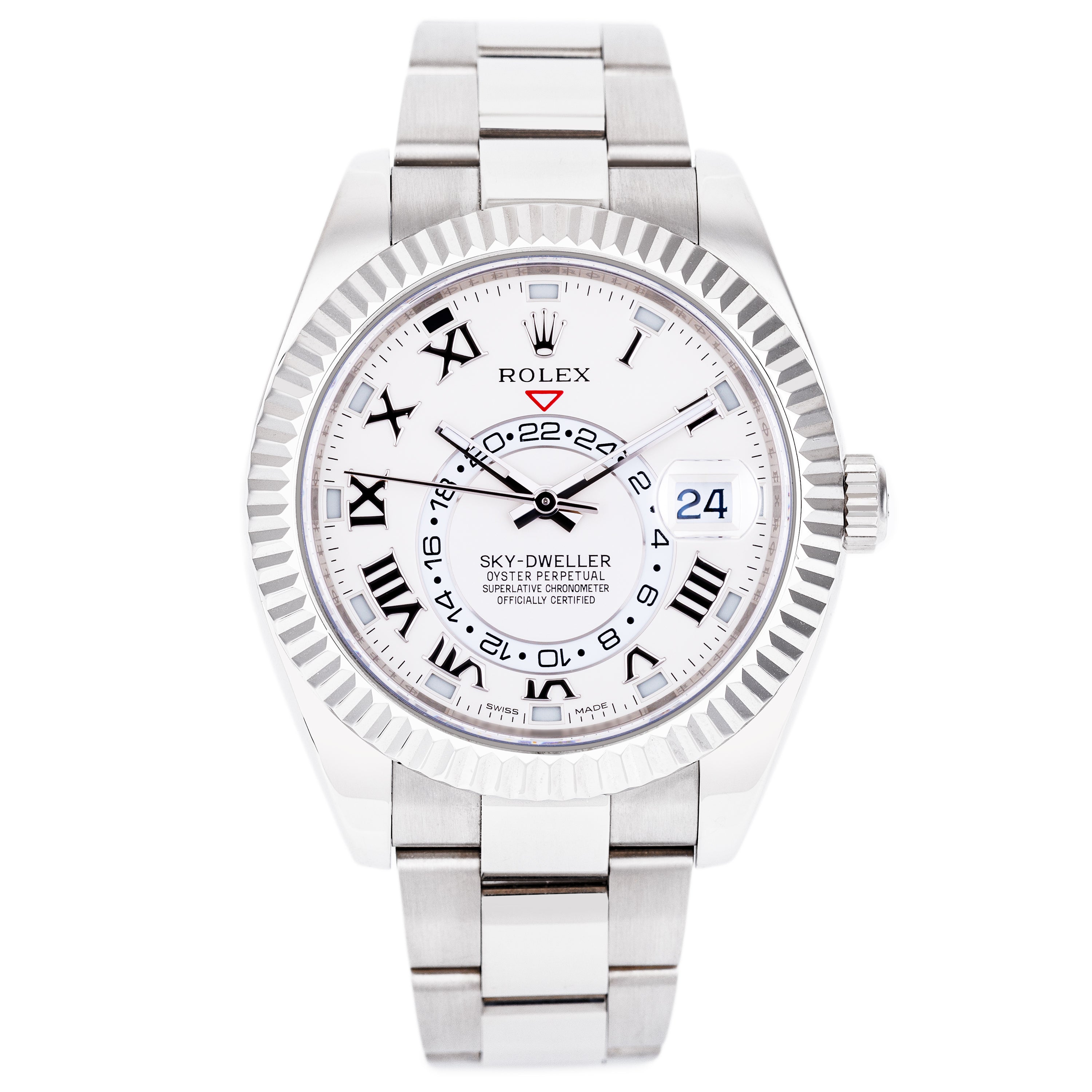 Rolex Sky-Dweller | REF. 326939 | White Dial | 18k White Gold | Box & Papers | 2015