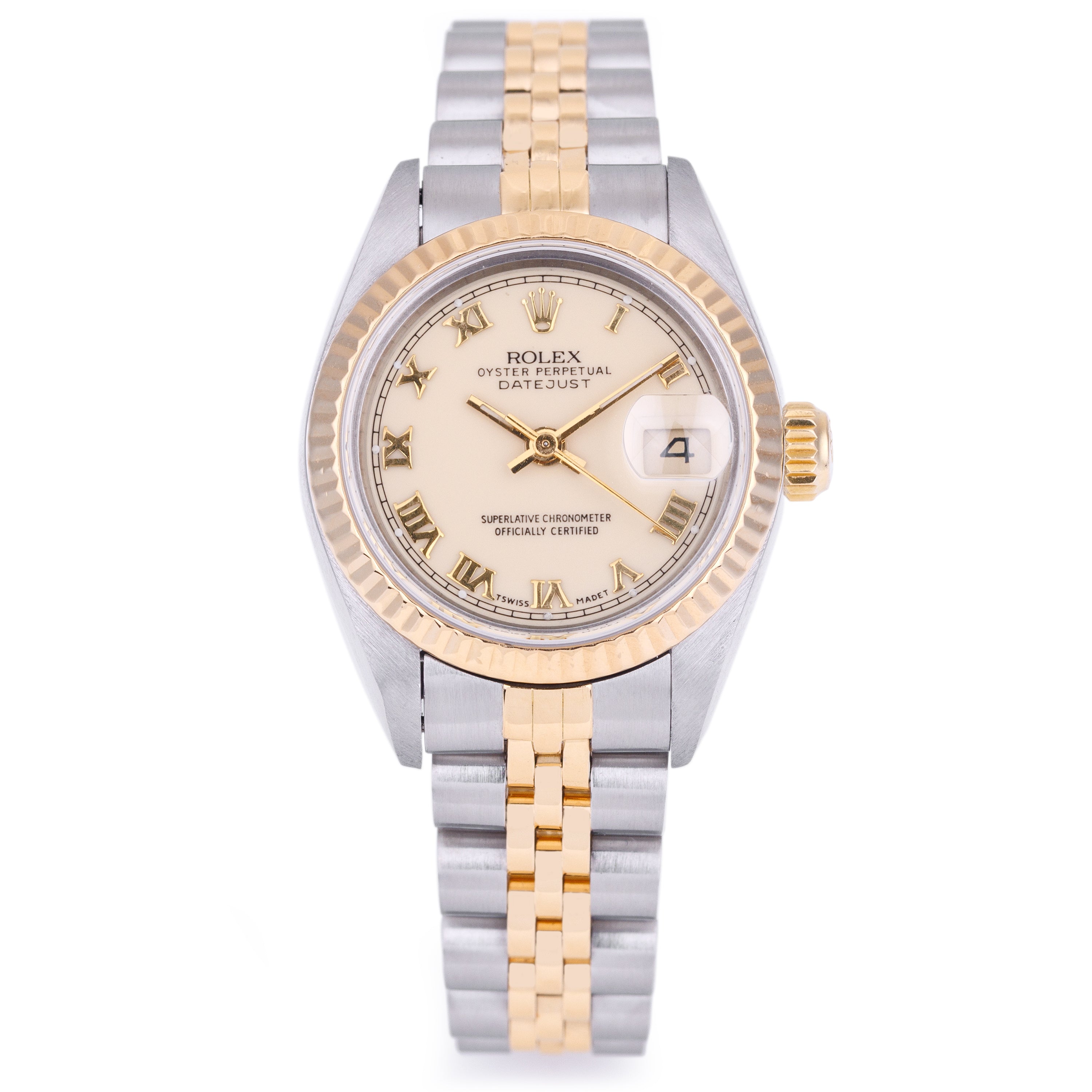 Rolex Lady DateJust | REF. 69173 | Stainless Steel & 18k Yellow Gold | Cream Dial | 1990