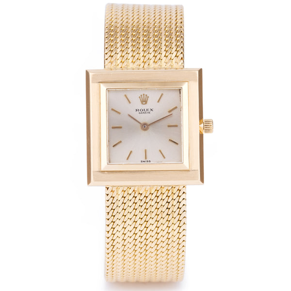 Rolex Vintage Square Shape | REF. 9595 | Manual Wind | 26mm | 18k Yellow Gold | 1960