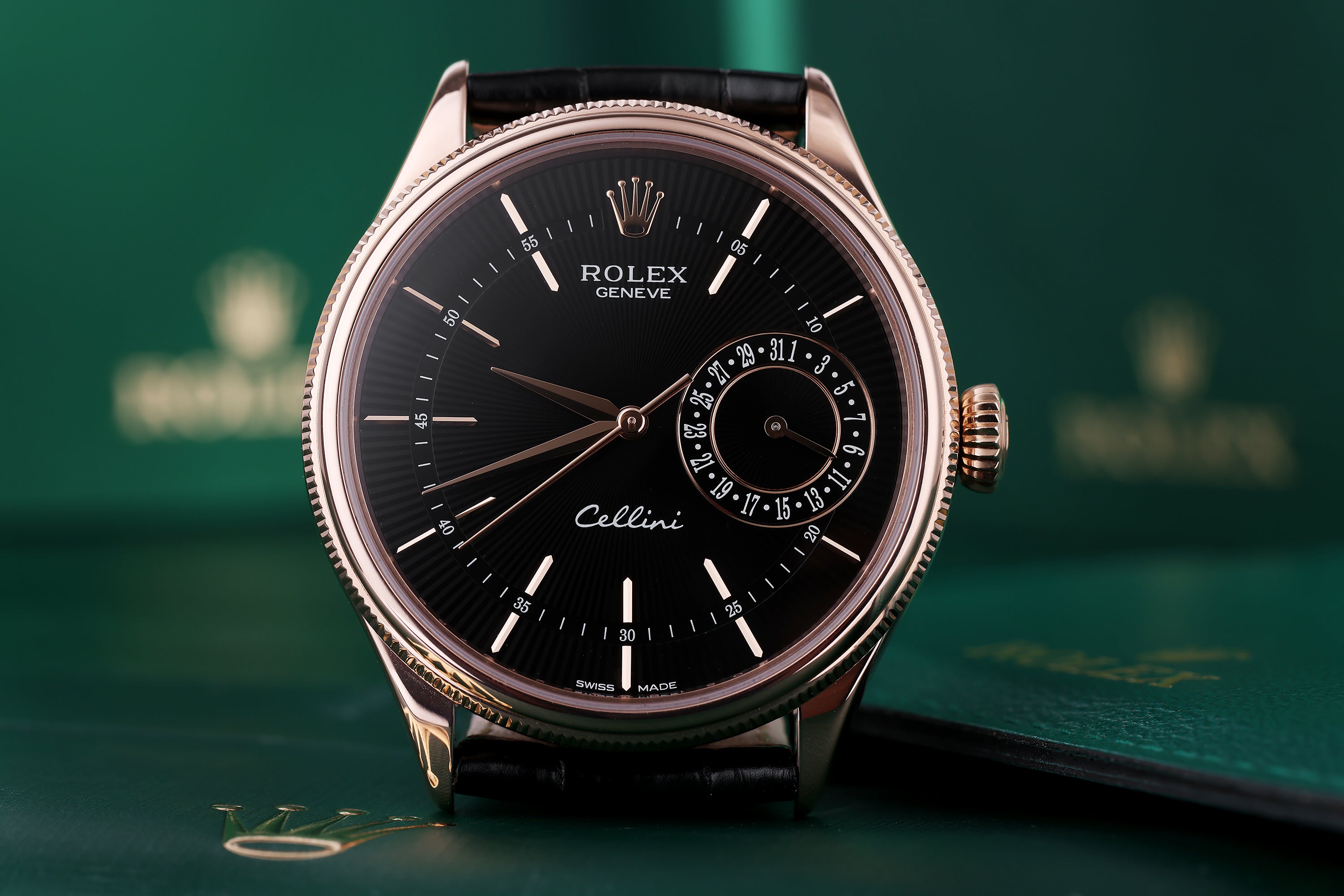 Rolex Cellini Date | REF. 50515 | 18k Rose Gold | 39mm | Box & Papers | 2016