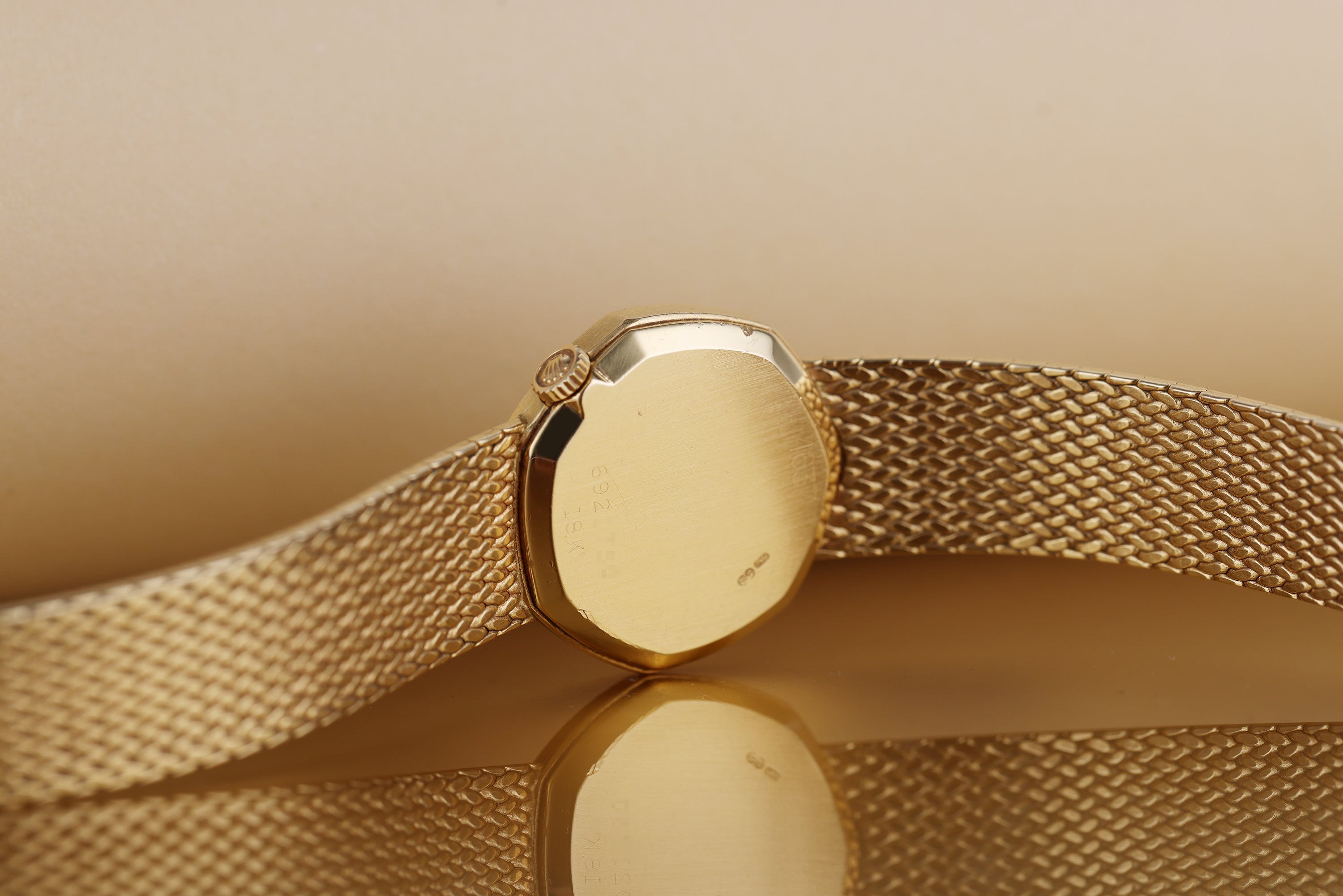 Ultra Rare Heptagon-Shaped Rolex Ladies Cellini | REF. 4637 | Diamond Bezel | 25mm | 18k Yellow Gold | Manual Wind | 1981