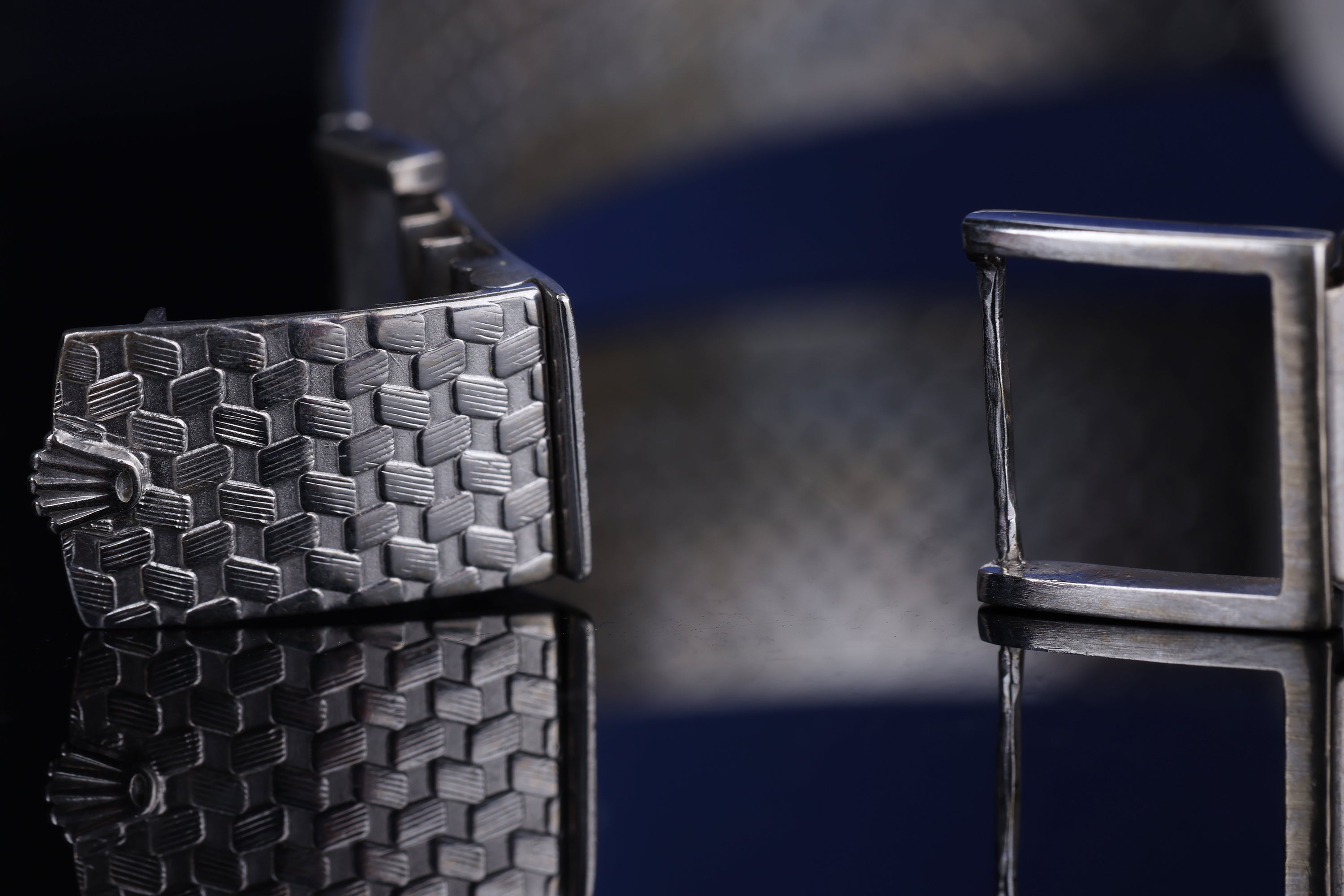 Rolex Cellini Ladies | REF. 4072 | Blue Vignette Dial | 18k White Gold | 24mm