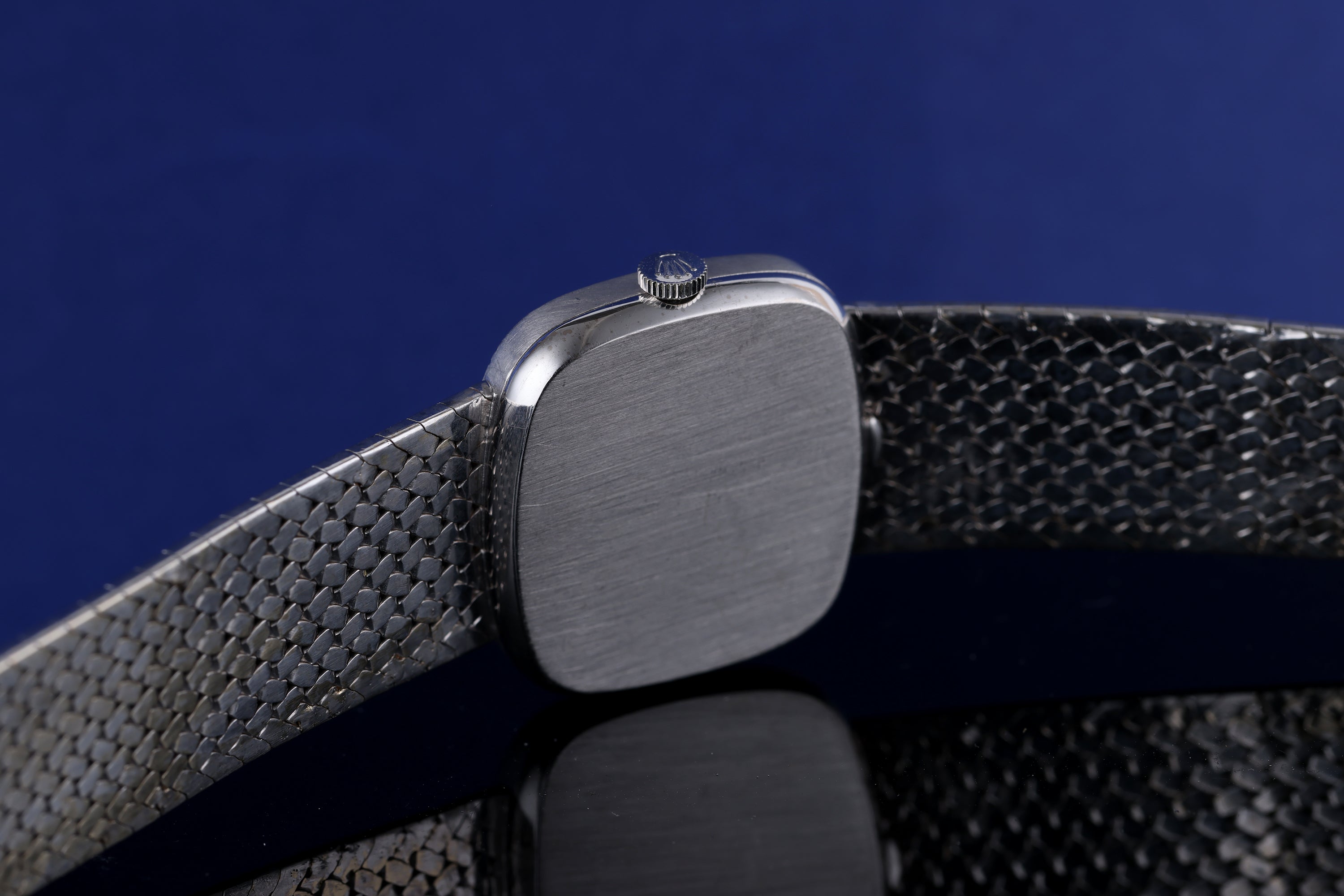 Rolex Cellini Ladies | REF. 4072 | Blue Vignette Dial | 18k White Gold | 24mm