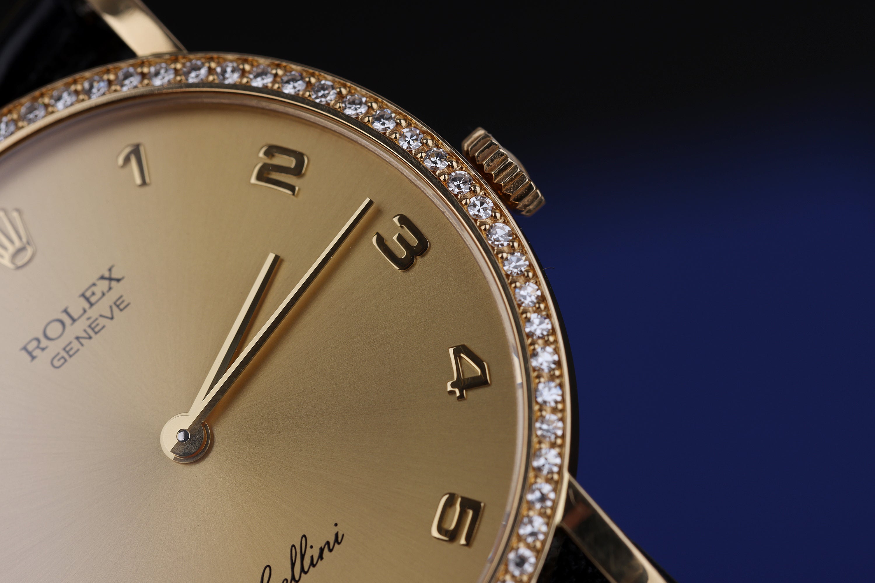 Rolex Cellini | REF. 5114 | Diamond Bezel | Manual Wind | 18k Yellow Gold | 32.5mm | 1995