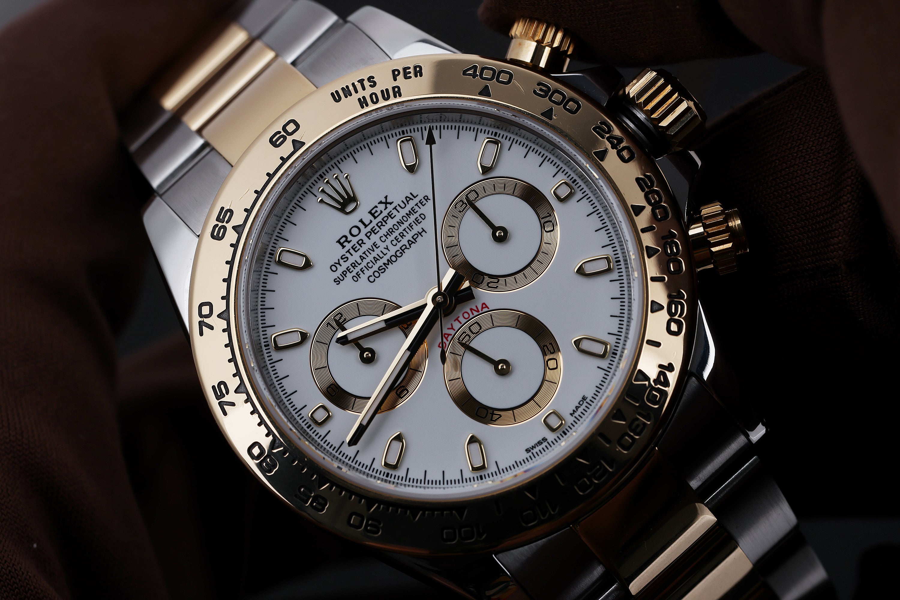 Rolex Daytona | REF. 116503 | Stainless Steel & 18k Yellow Gold | White Dial | Rolex Service Papers