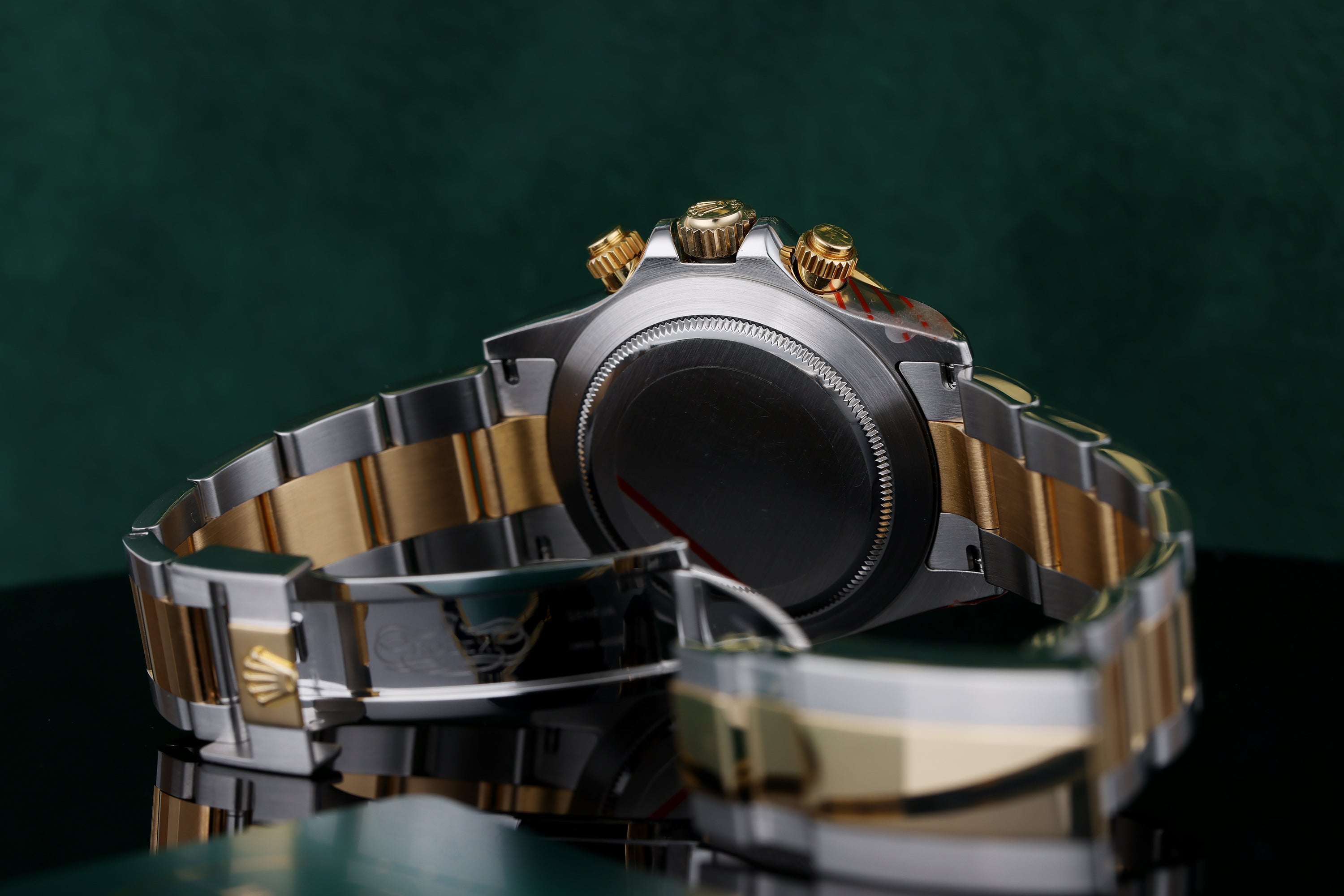 Rolex Daytona | REF. 116523 | Stainless Steel & 18k Yellow Gold | White Dial | 2025 Rolex Service Papers