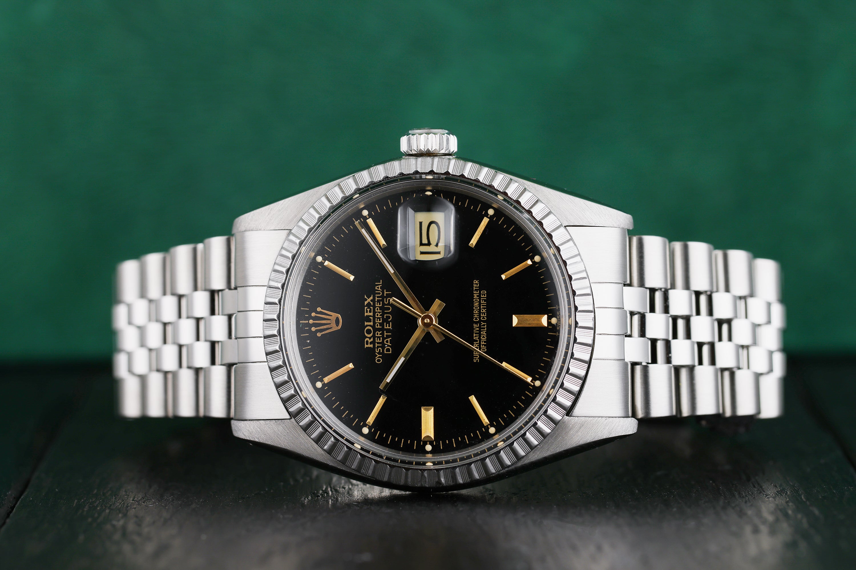 Rolex DateJust 36 | REF. 16030 | Black Dial | Stainless Steel | Box & Papers | 1978