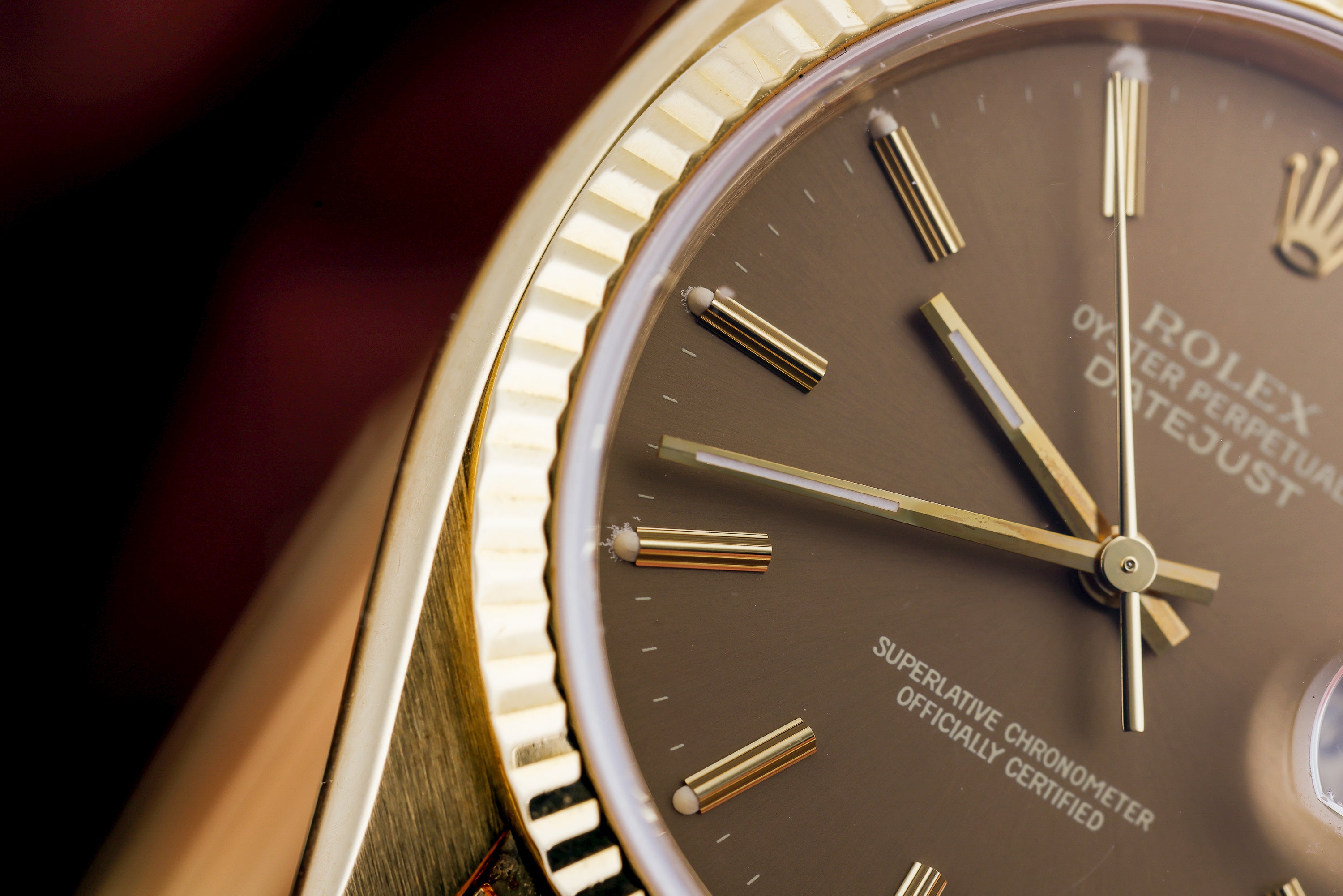 Rolex DateJust | REF. 16018 | Bronze Champagne 'Ghost' Dial | 18k Yellow Gold | 1979