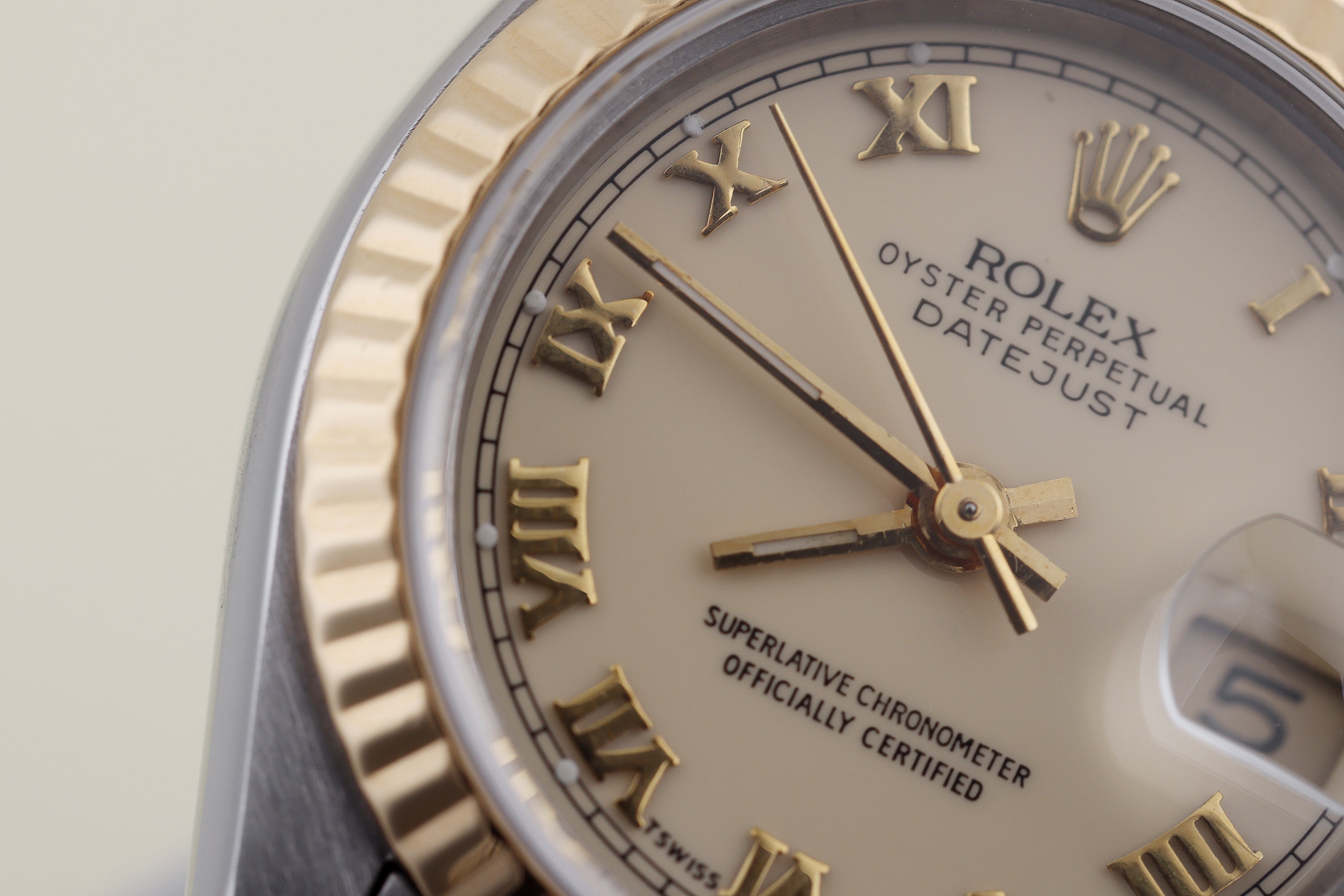 Rolex Lady DateJust | REF. 69173 | Stainless Steel & 18k Yellow Gold | Cream Dial | 1990
